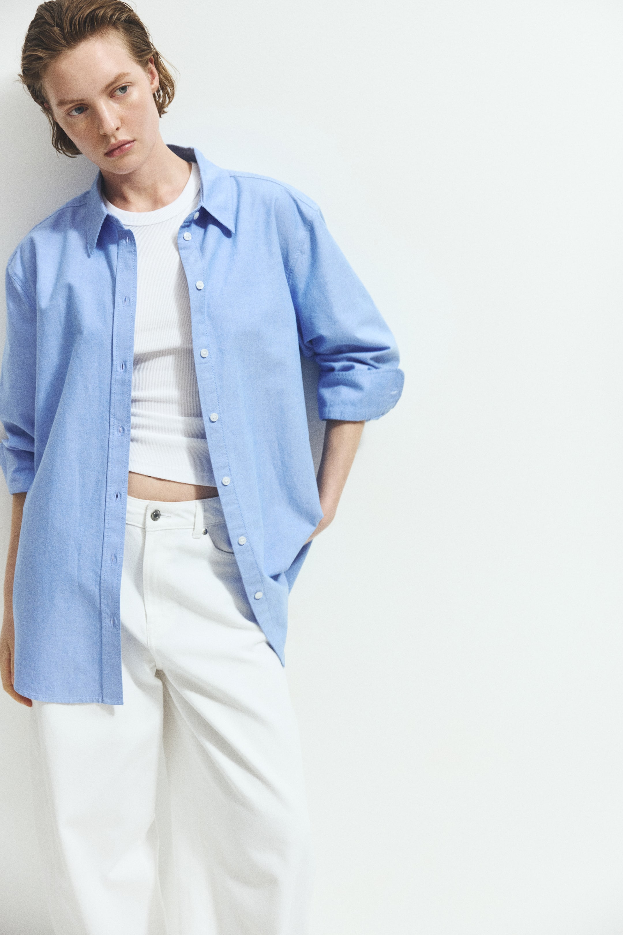 Женские рубашки H&M Oxford Shirt — фото 4