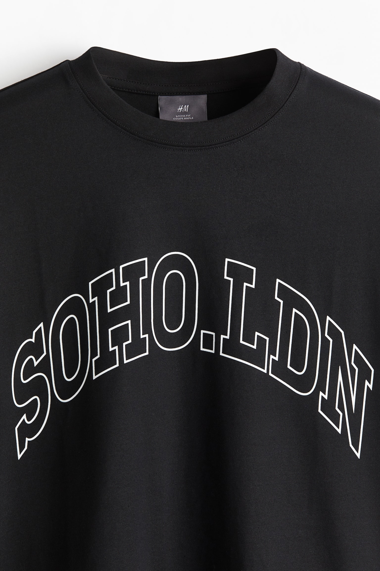 ルーズフィット プリントTシャツ - ブラック／Soho LDN/ブリックレッド/ホワイト／ロサンゼルス/スティールグリーン／Soho Heights/dc/dc/dc - 4