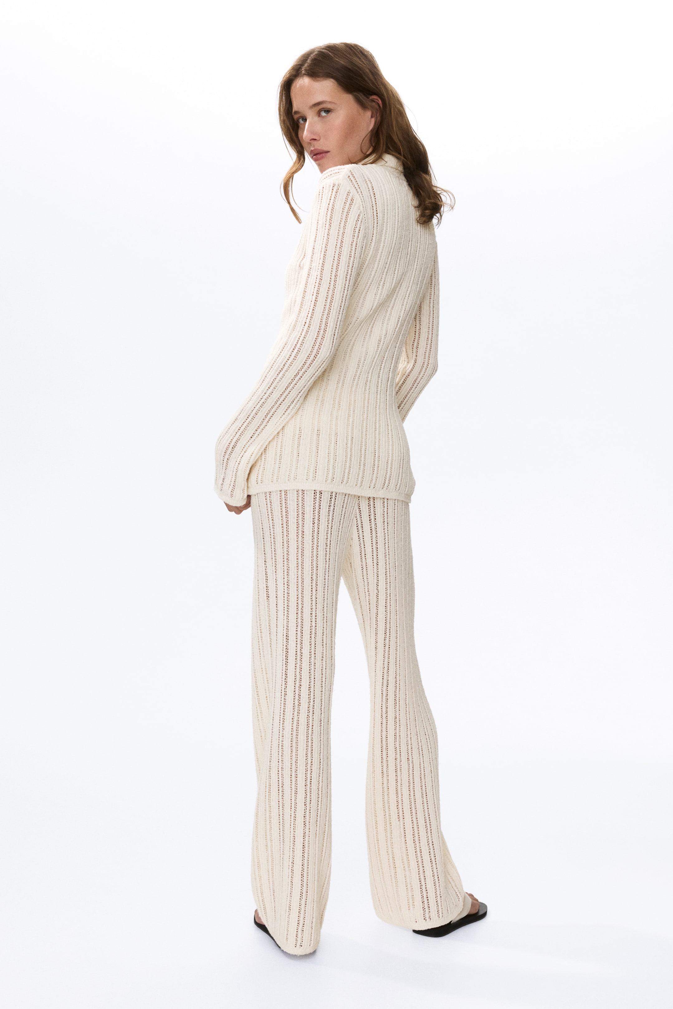 Crochet-Look Shirt
