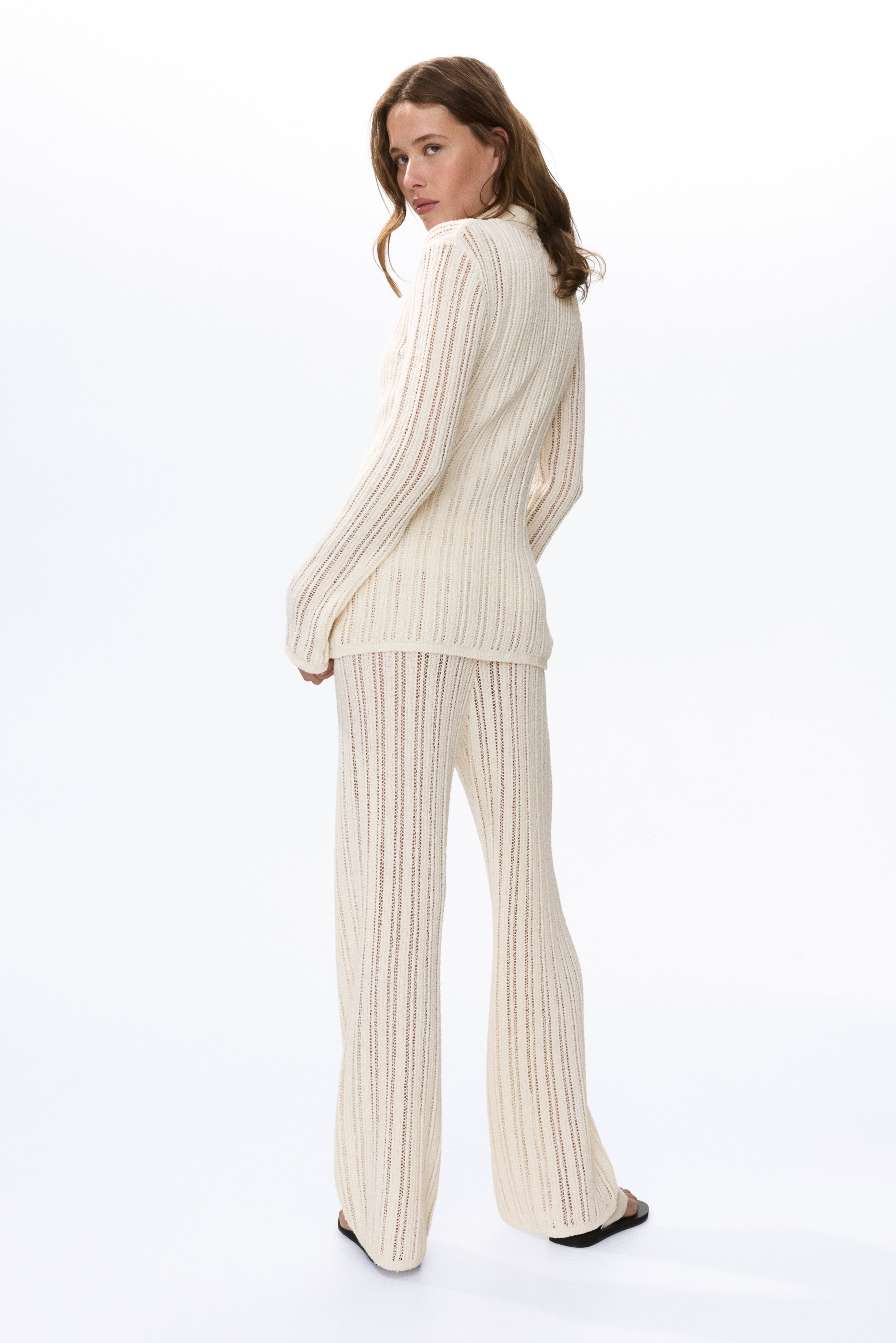 Chemise d’aspect crochet