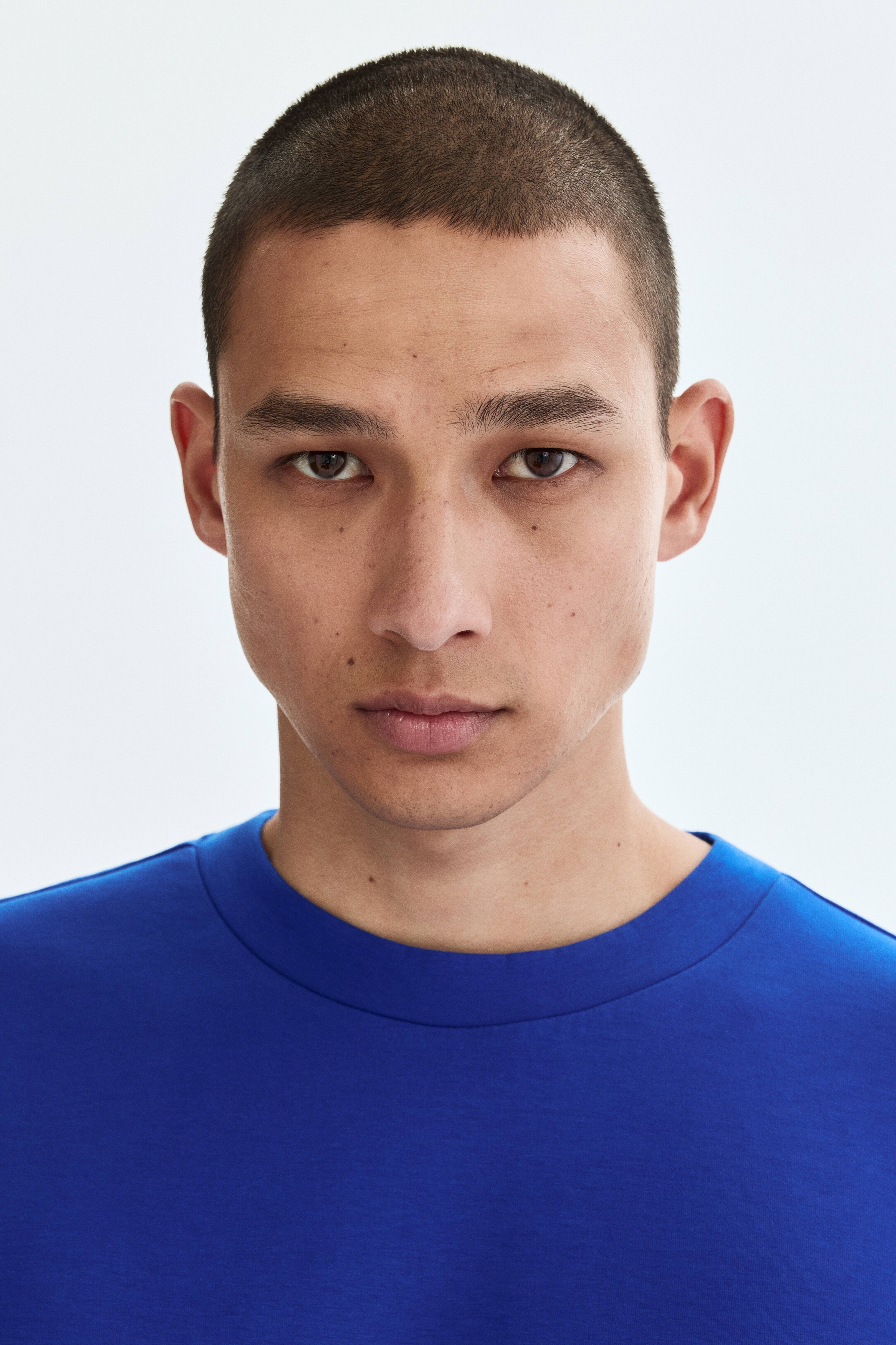 Oversized-Fit Scuba T-Shirt