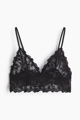 Bralette med broderier