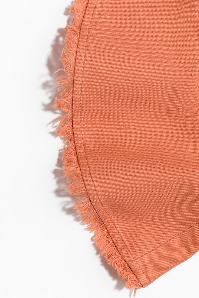 Cotton Bucket Hat - Orange - 4