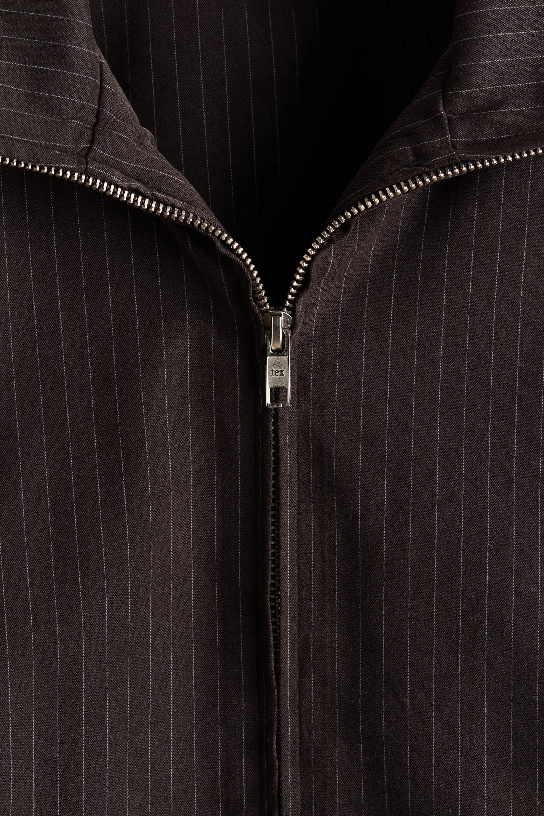 Мужские топы H&M Twill Overshirt with Zipper — фото 2