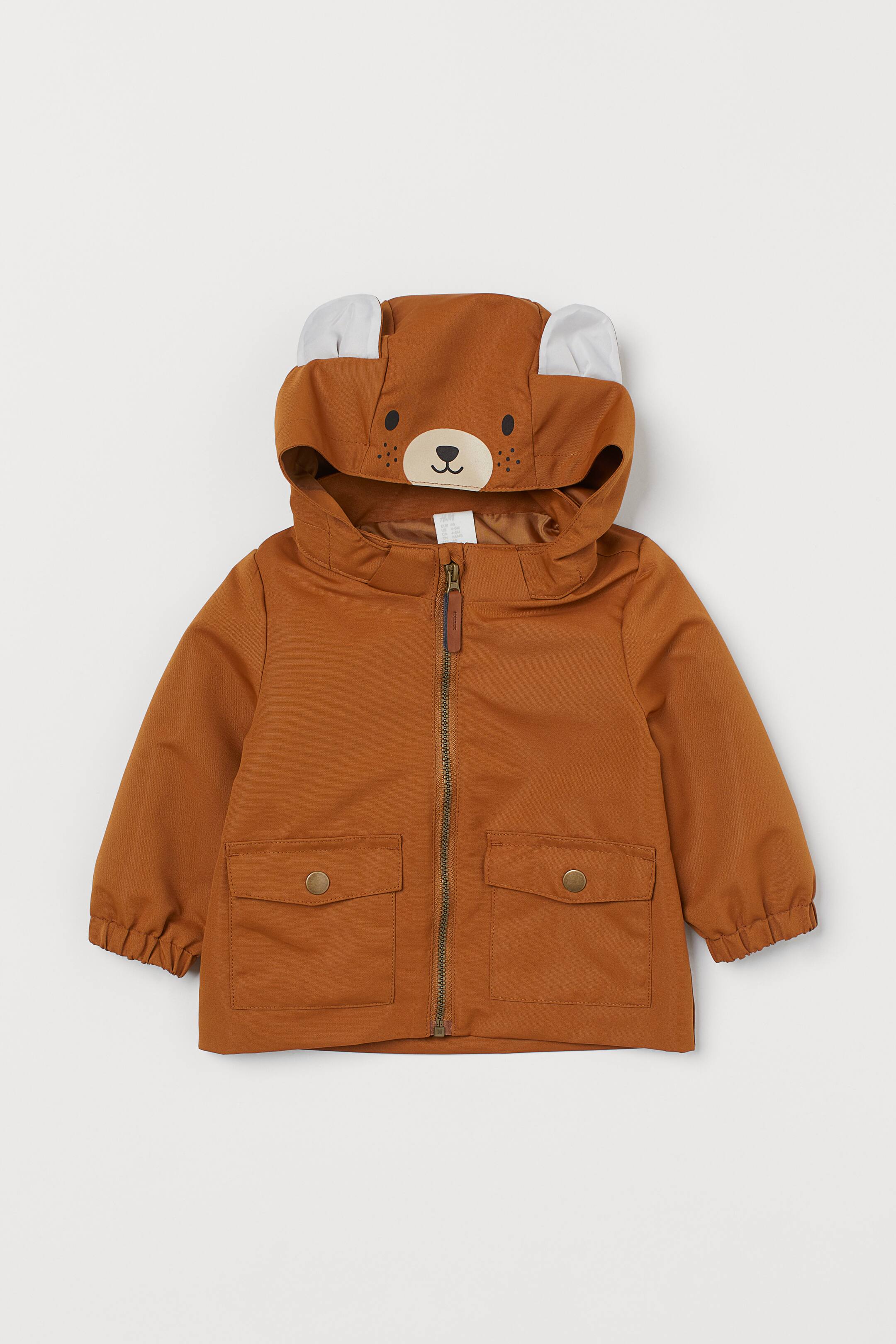 View larger image: Water-repellent jacket - Brown/Bear - Kids | H&M 1