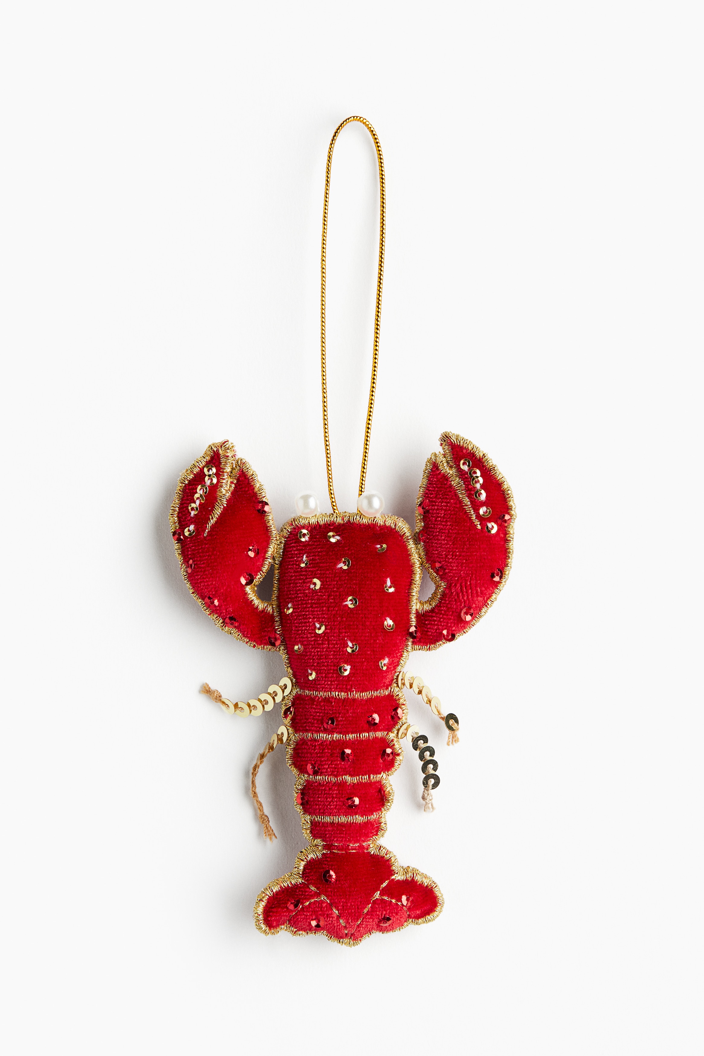 Décoration embellie pour sapin de Noël - Rouge/homard/Rouge/voiture/Argenté/nœud/Doré/ananas/Rouge/bonbon/Vert/bonbon/Rouge/nœud/Argenté/palourde/Blanc/étoile