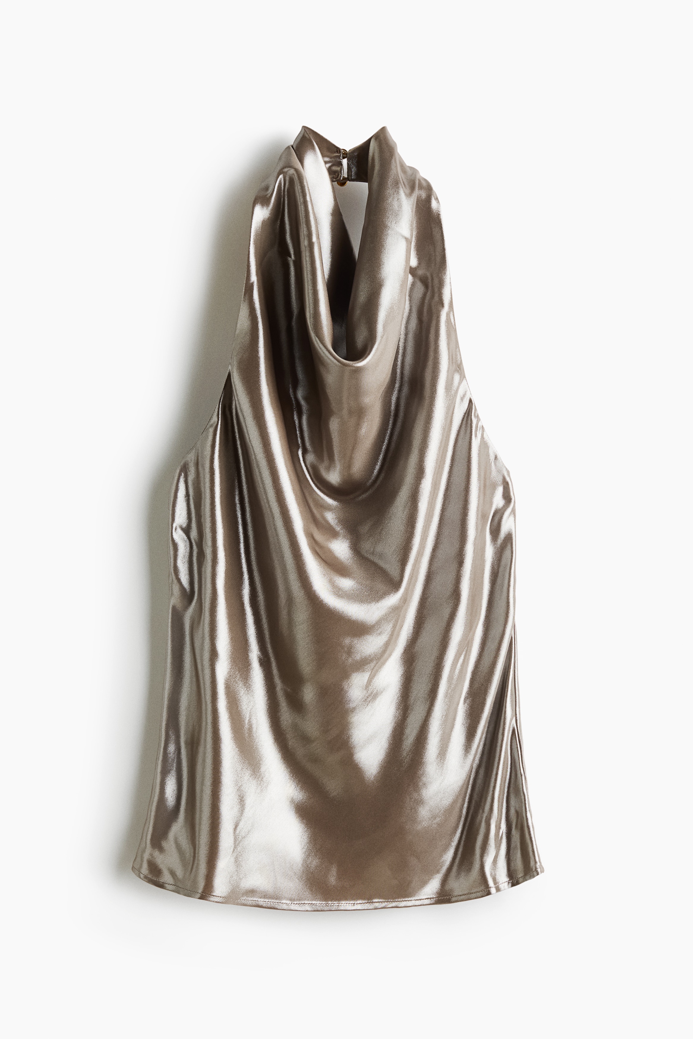 Satin Halterneck Top