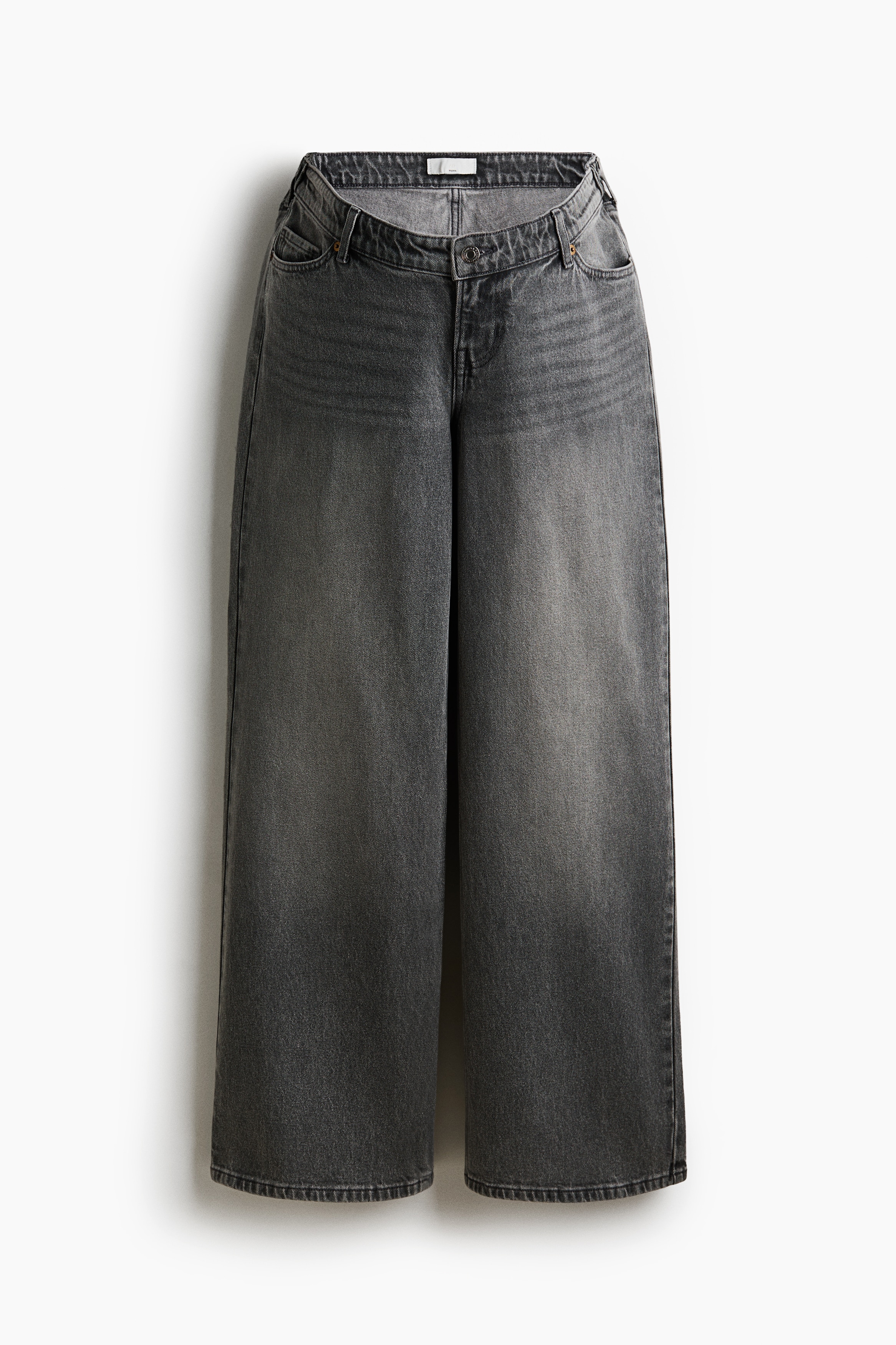 MAMA Wide Low Jeans - Denim gray/Denim blue/Dark denim blue