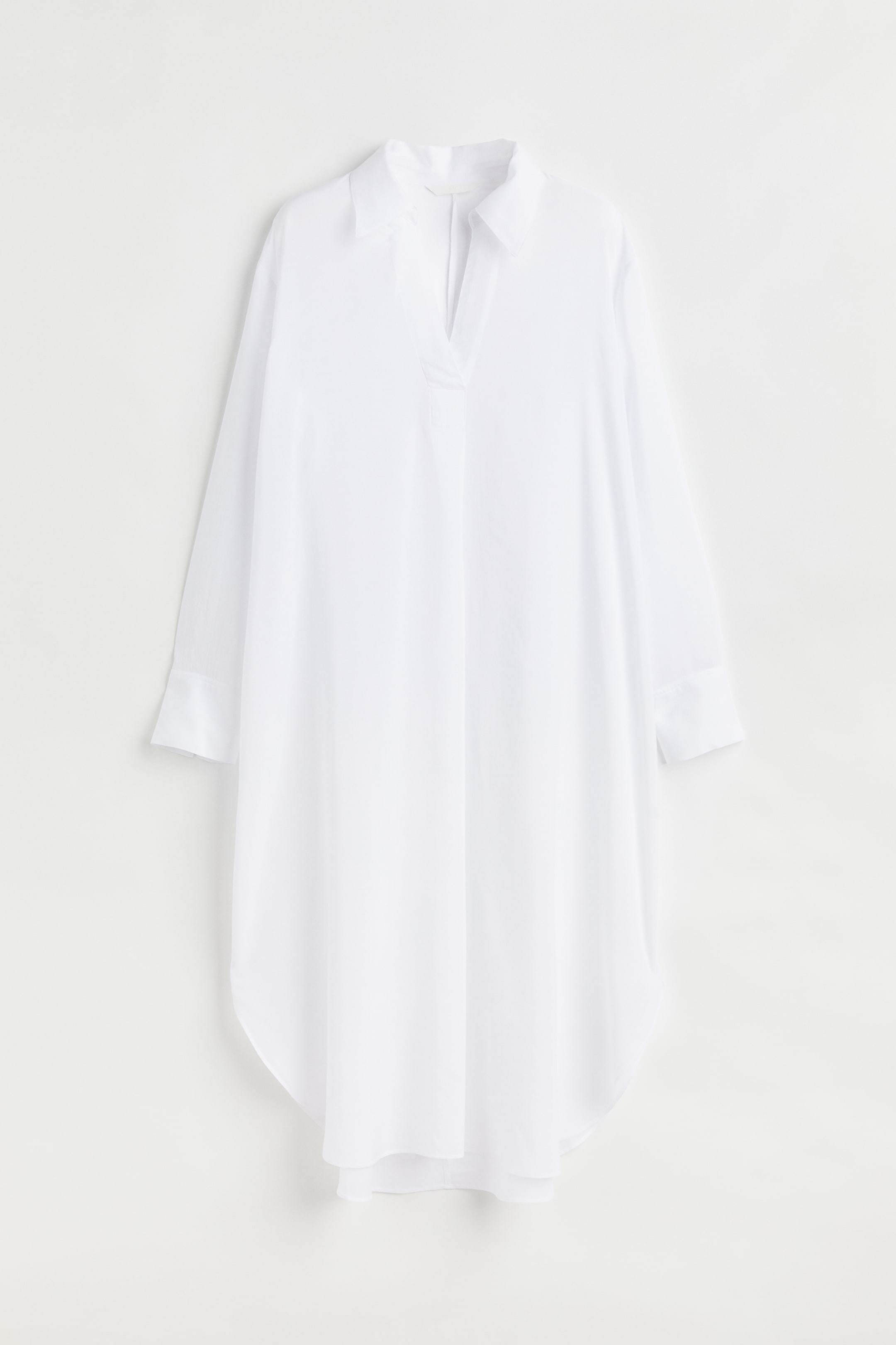 Lyocell-blend Shirt Dress