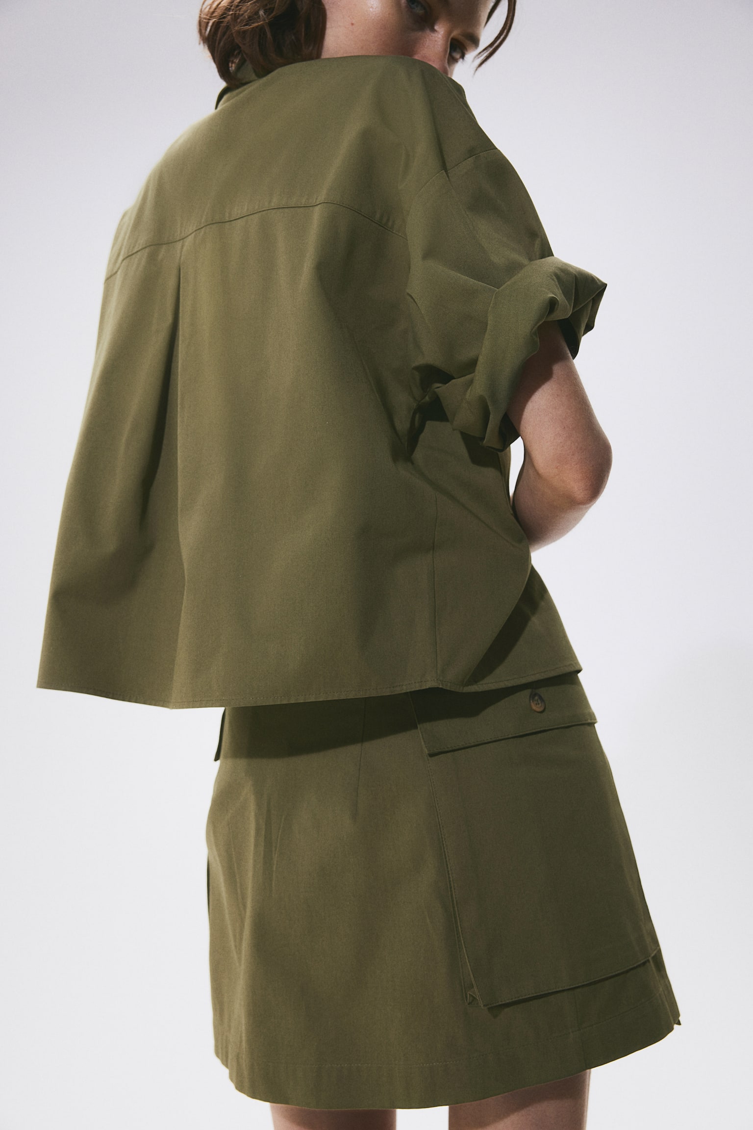 Utility shirt - Khaki green - 3