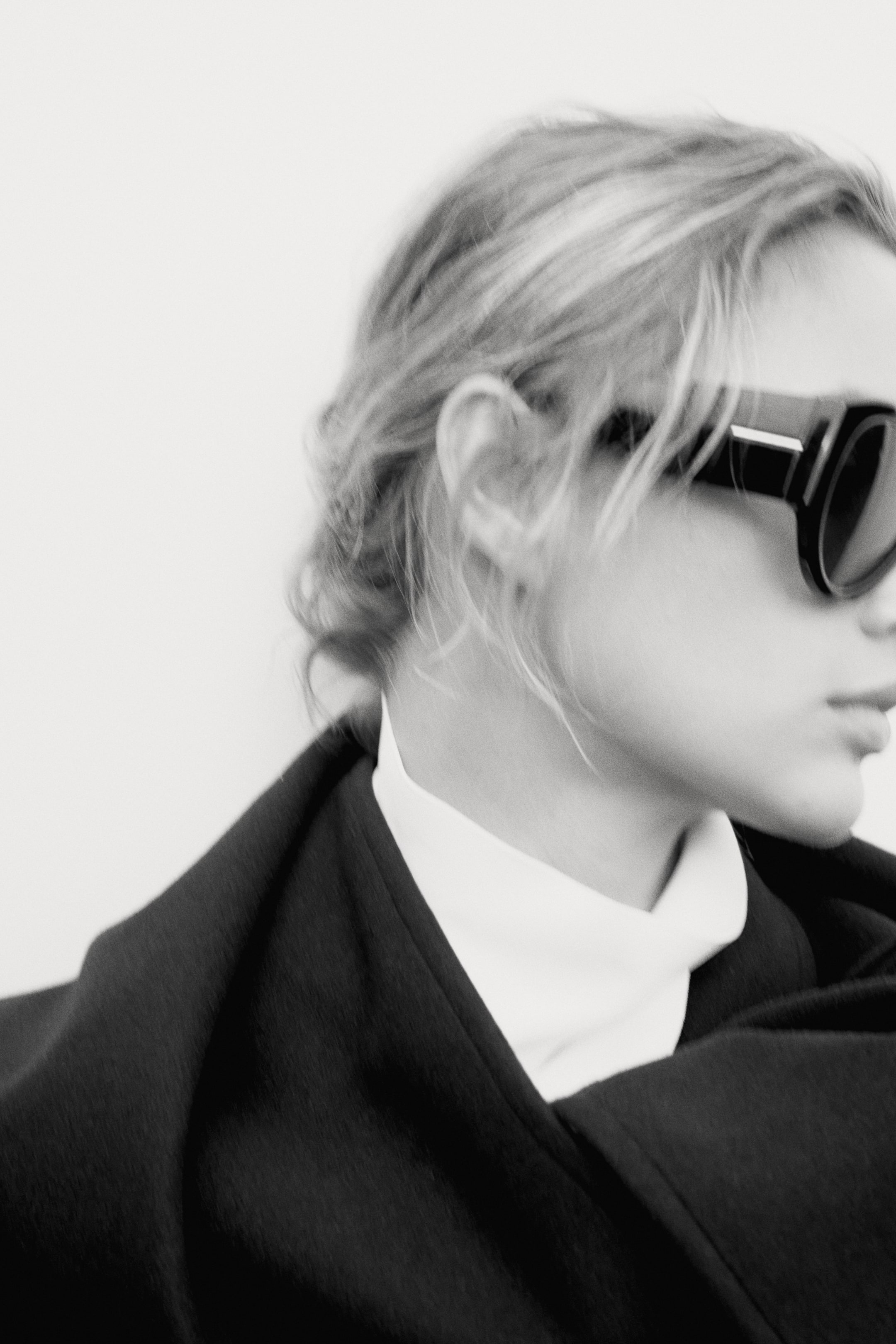 Manteau ample avec détail style foulard