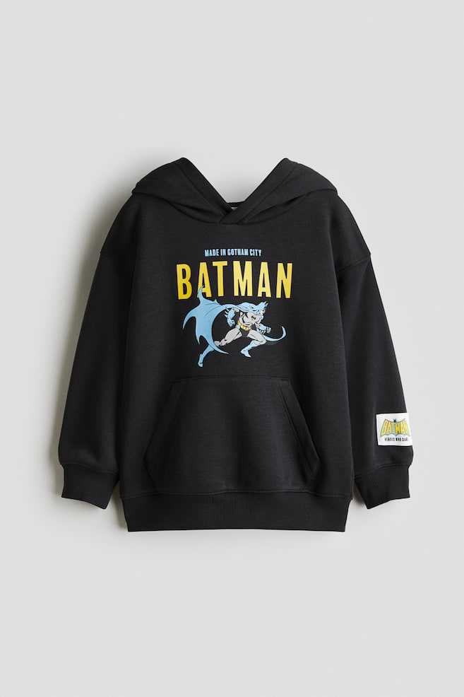Printed Hoodie - Washed black/Batman/Black/Stumble Guys/Navy blue/New York Knicks/Light dusty blue/LEGO - 1