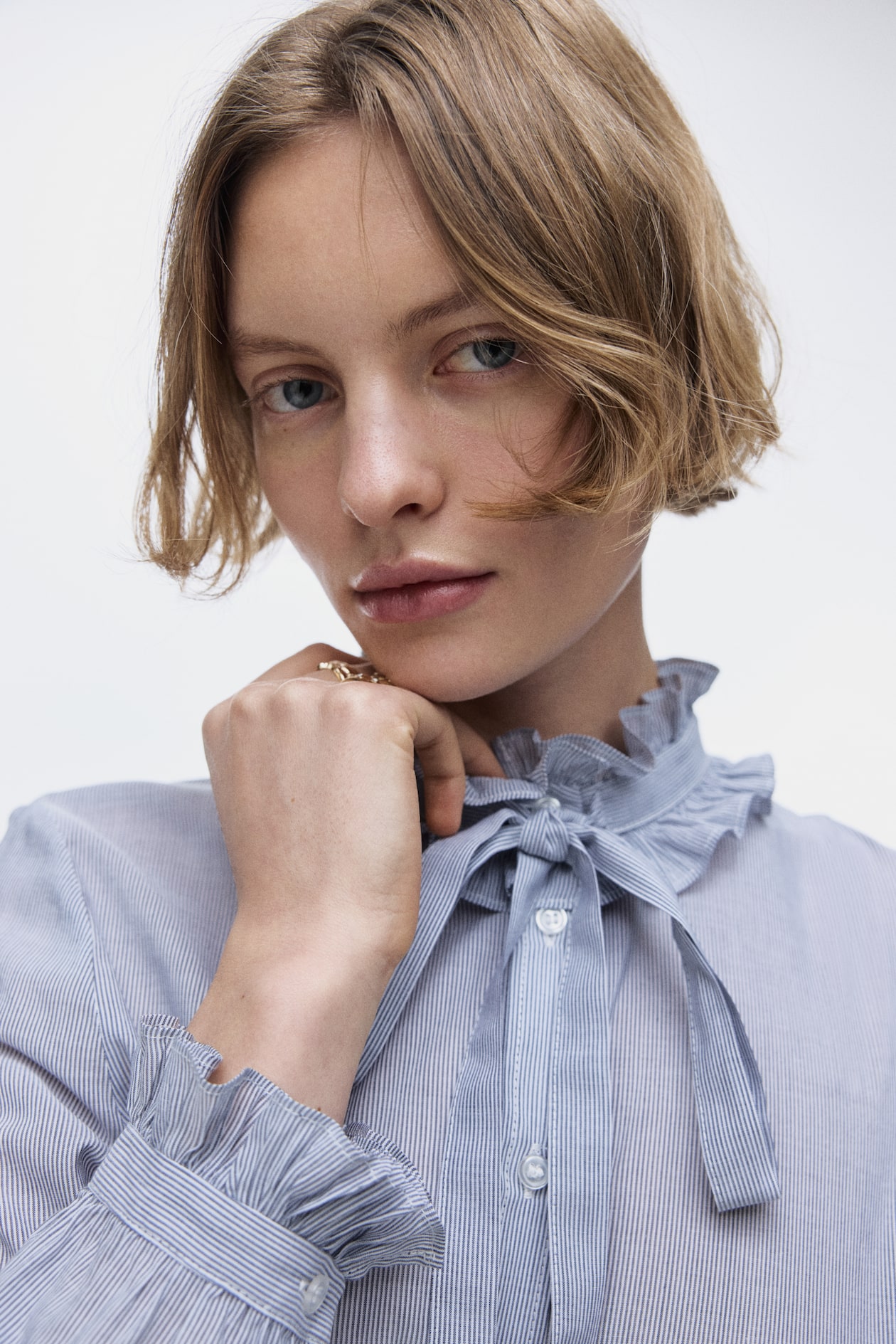 Ruffle-Trimmed Blouse - image 3