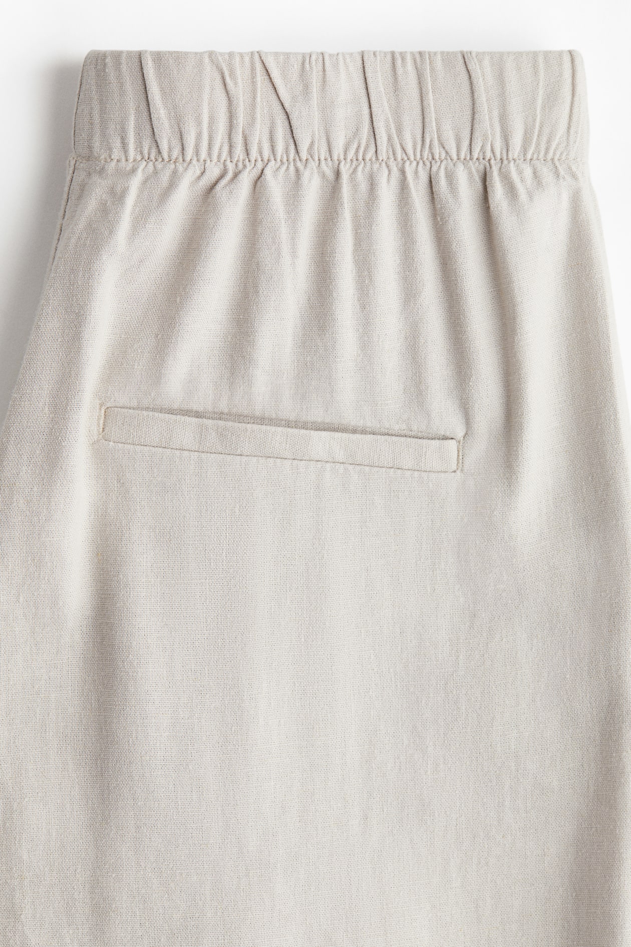 Wide-Leg Linen-Blend Pants - image 5