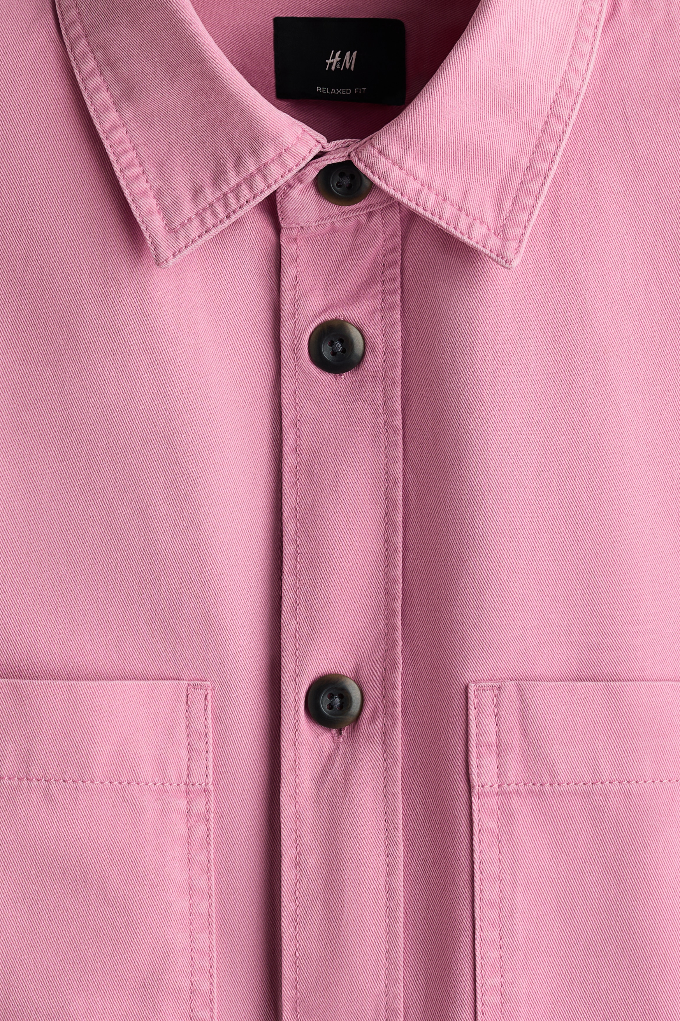 Relaxed Fit Twill overshirt
