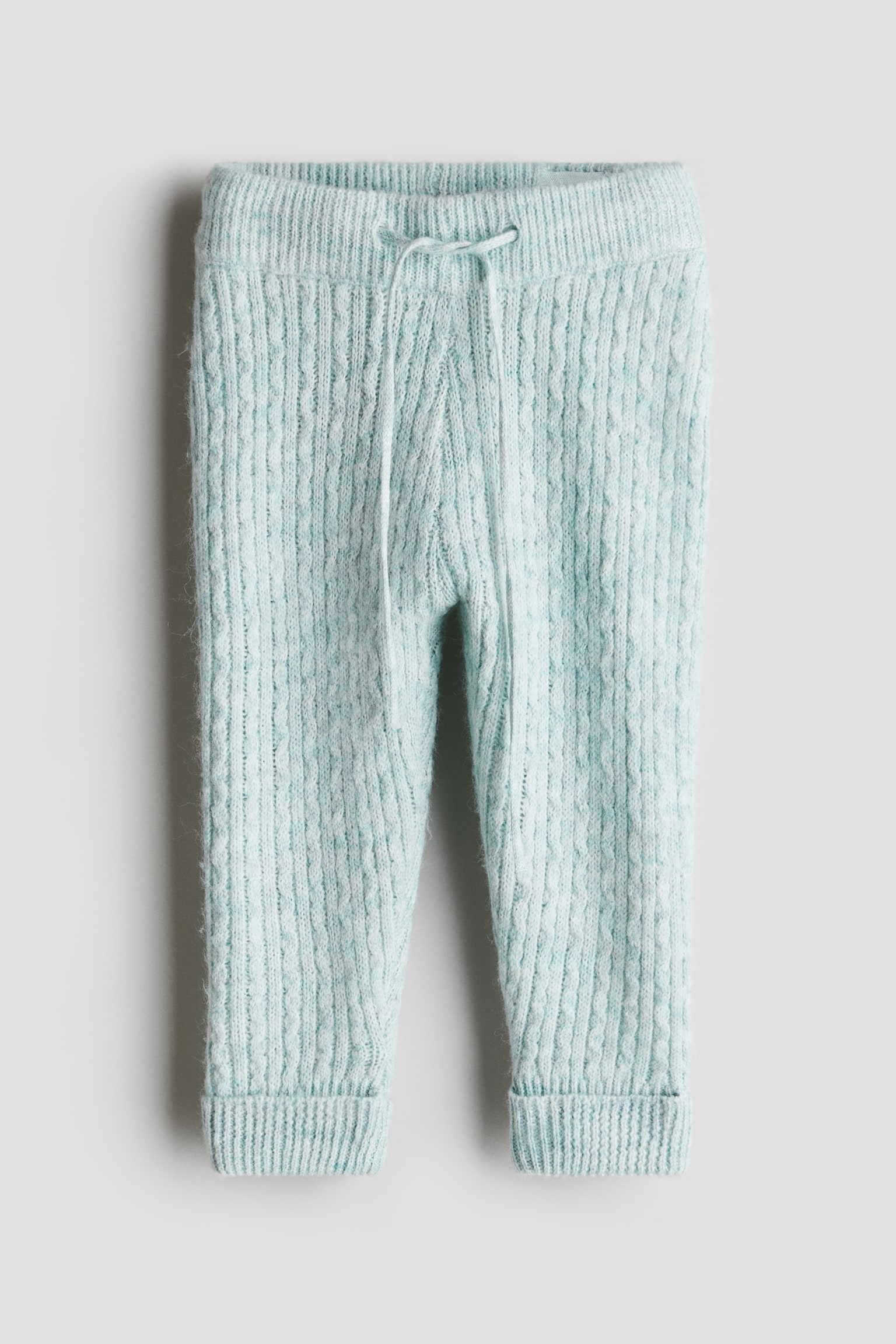 Детские леггинсы H&M Knit, цвет: Бирюзовый — фото 1