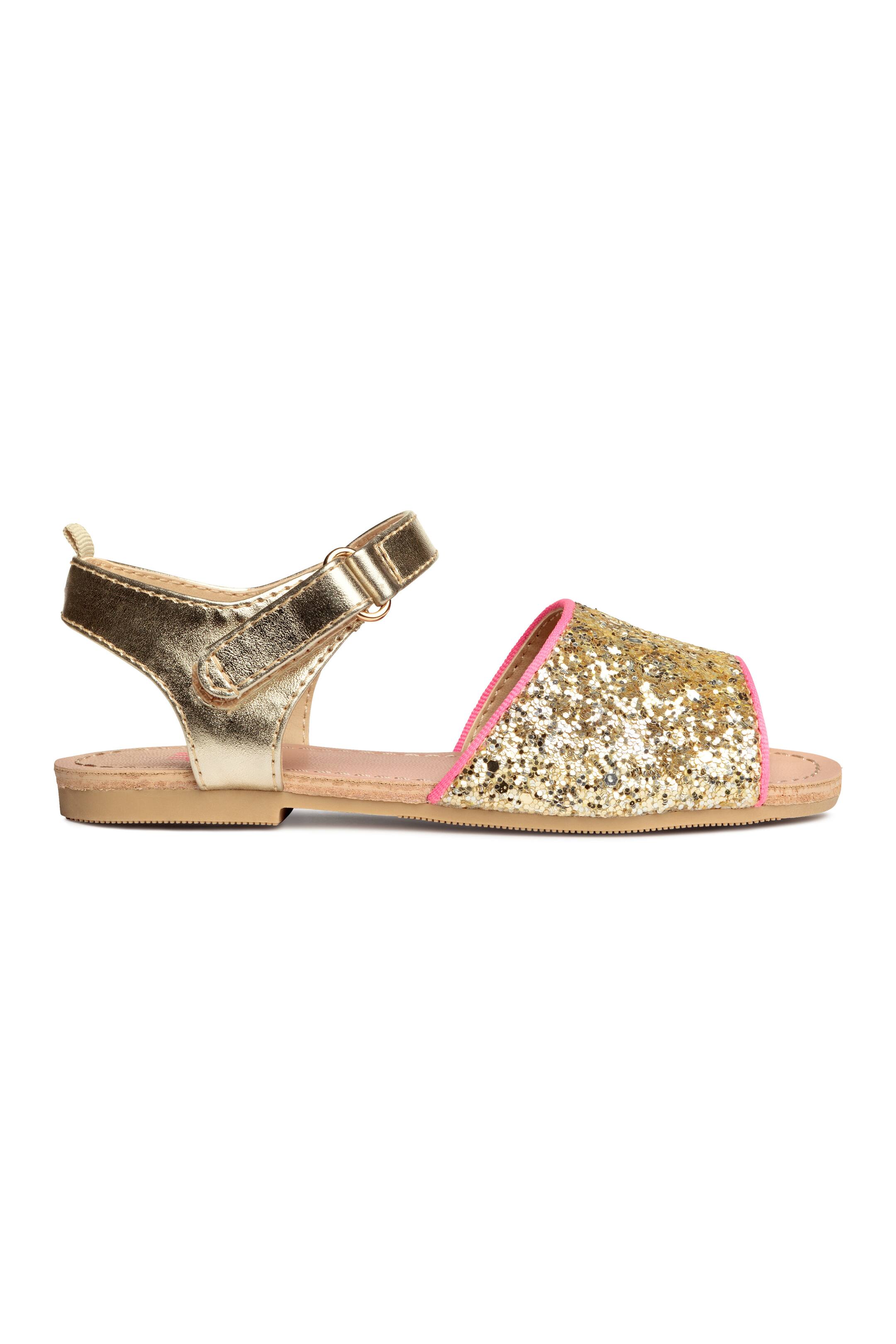View larger image: Glittery sandals - Gold - Kids | H&M GB 1