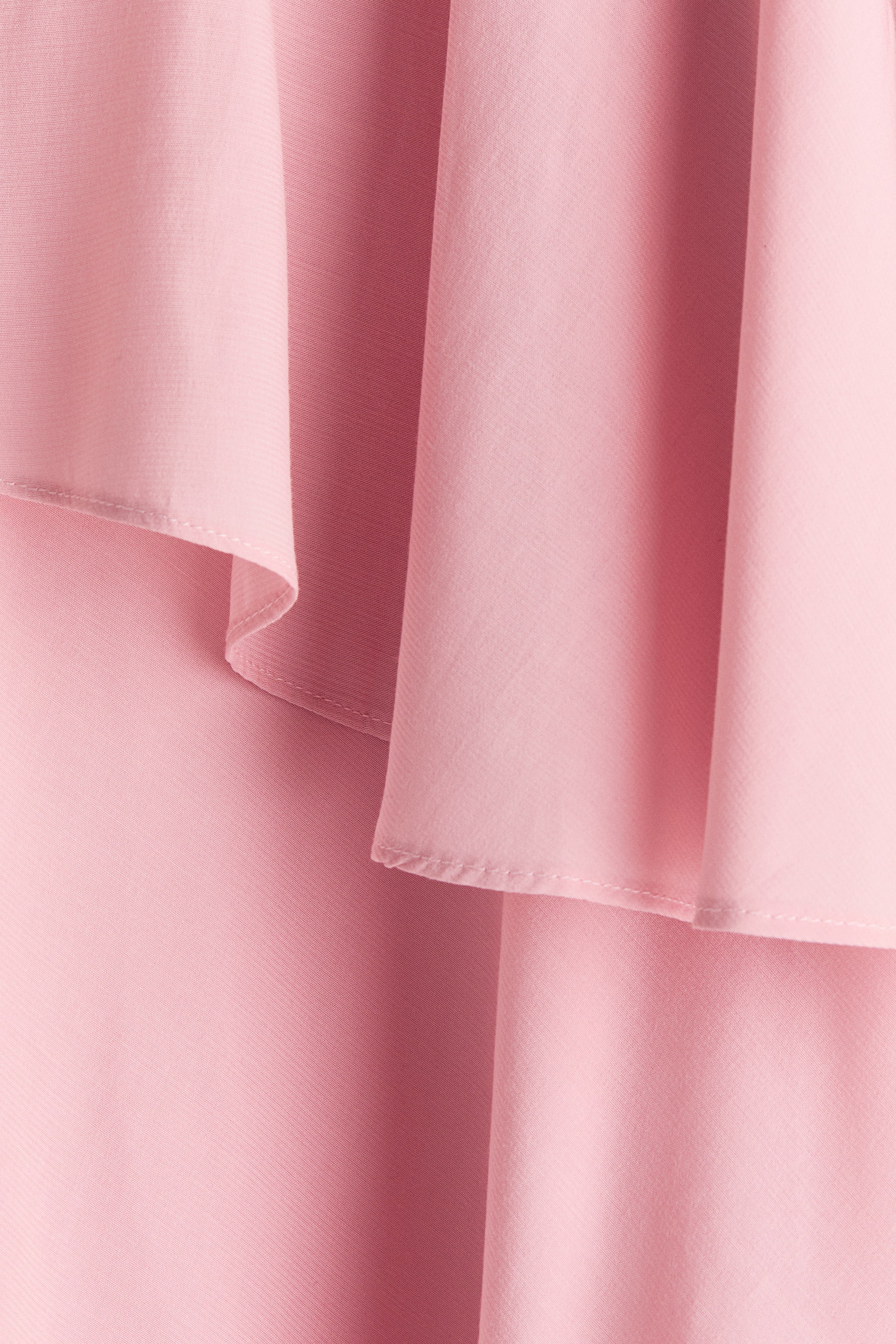 Flounced Viscose-Blend Skirt