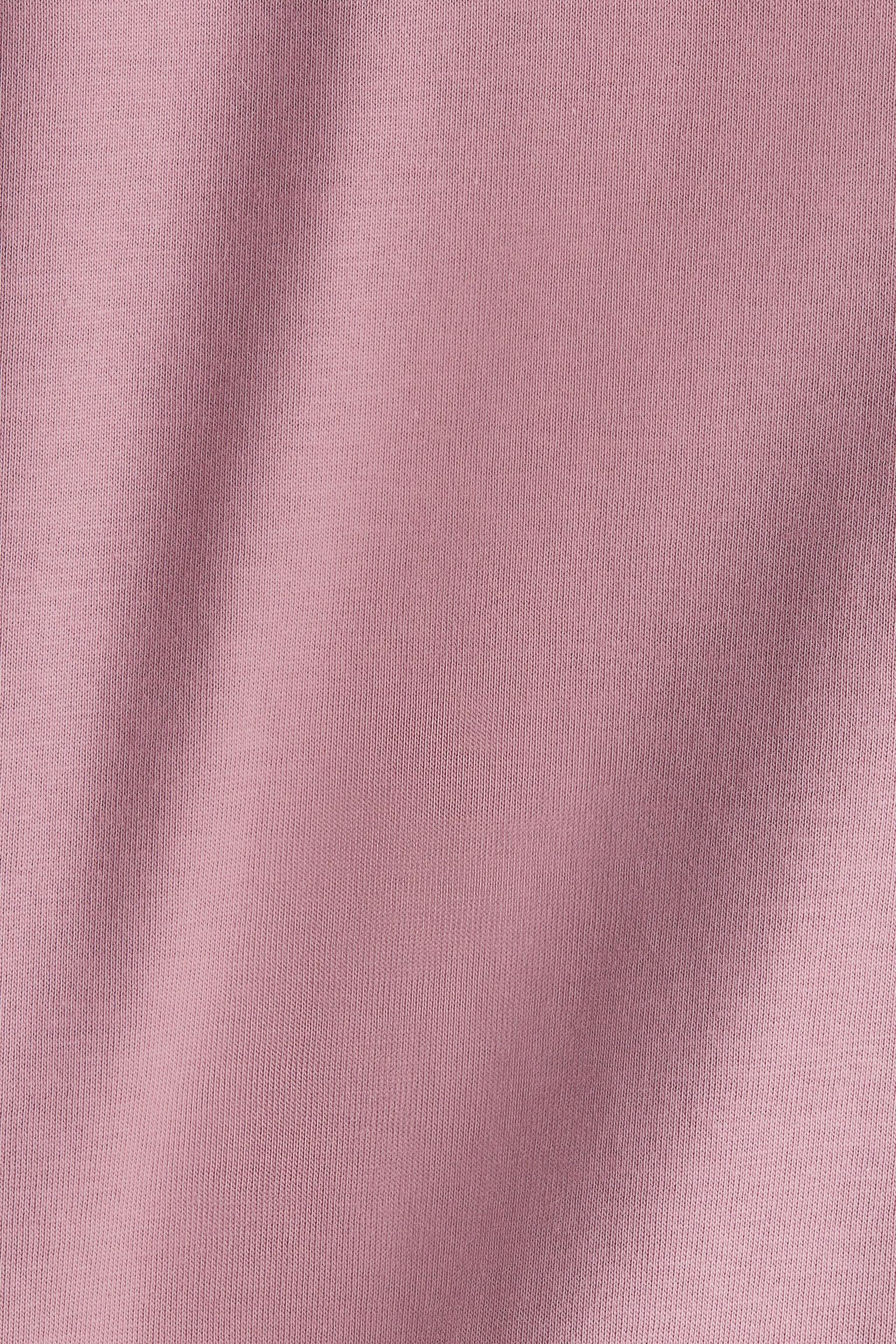 Long-sleeved cotton top - Dusty pink/Dark grey/Black/White/Light greige - 6