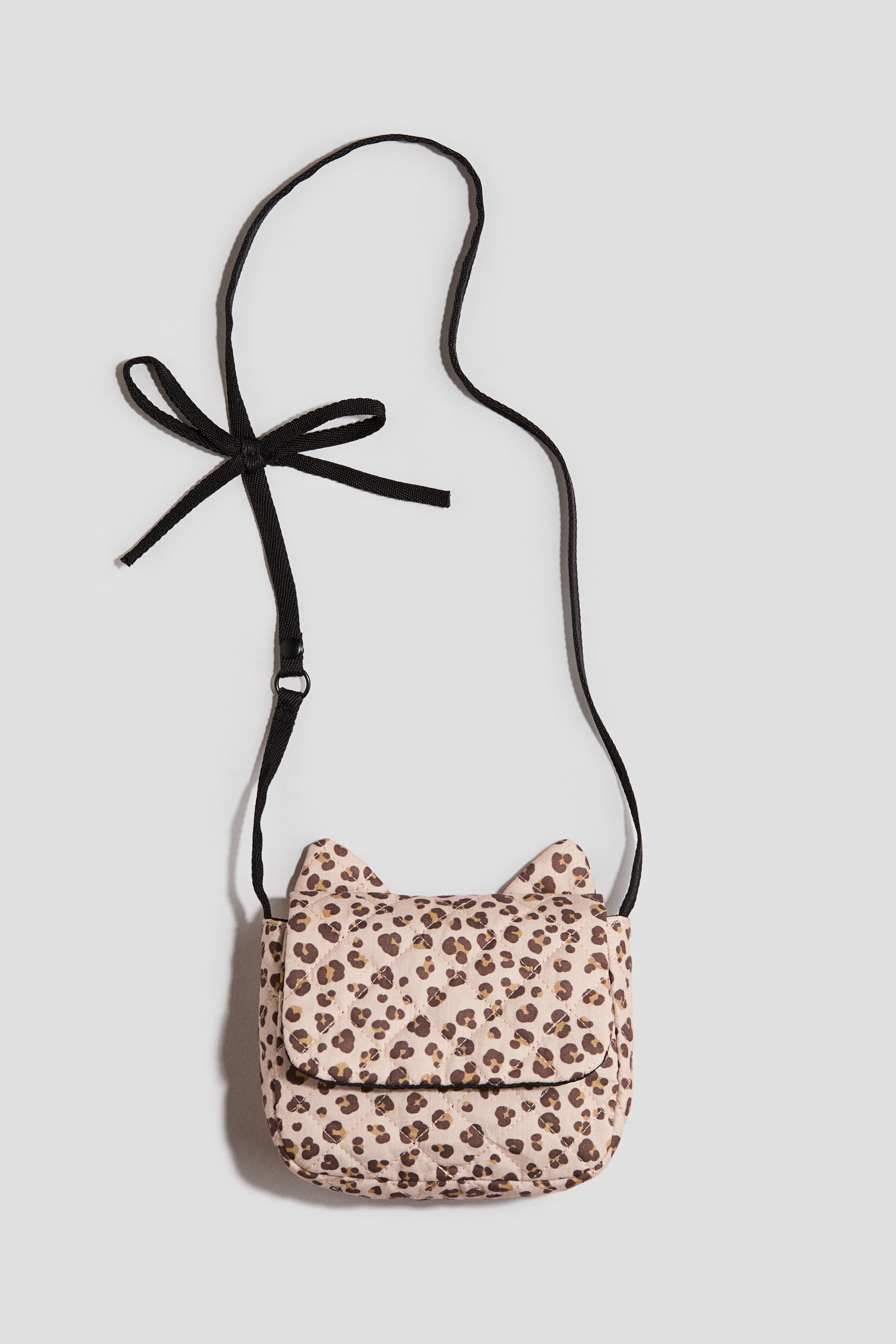 Ampliar la imagen: Bolso de hombro guateado - Beige/Diseño de leopardo - Kids | H&M MX 1