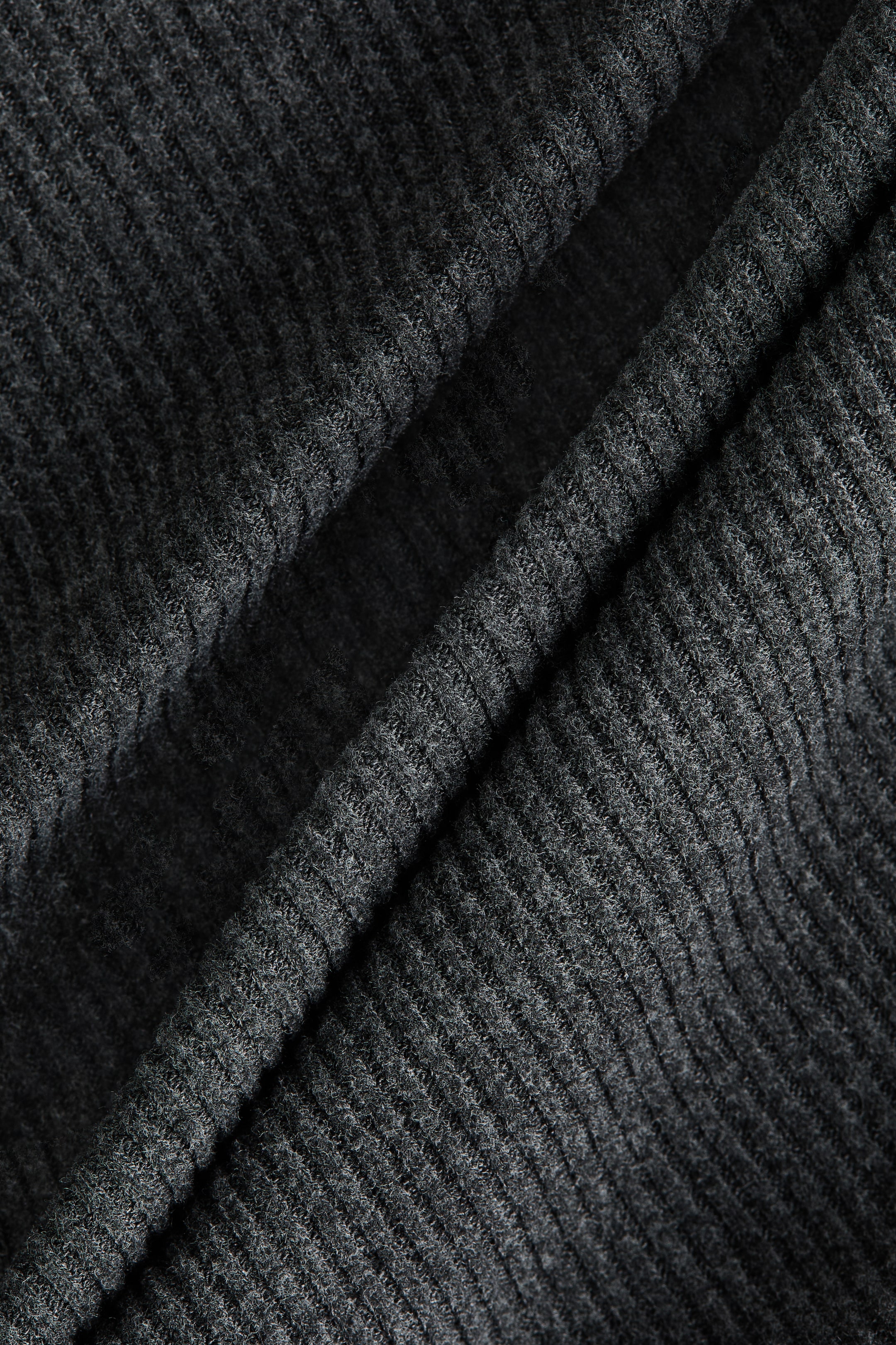 Ingrandisci l'immagine: Top drappeggiato - Grigio scuro mélange - DONNA | H&M CH 2