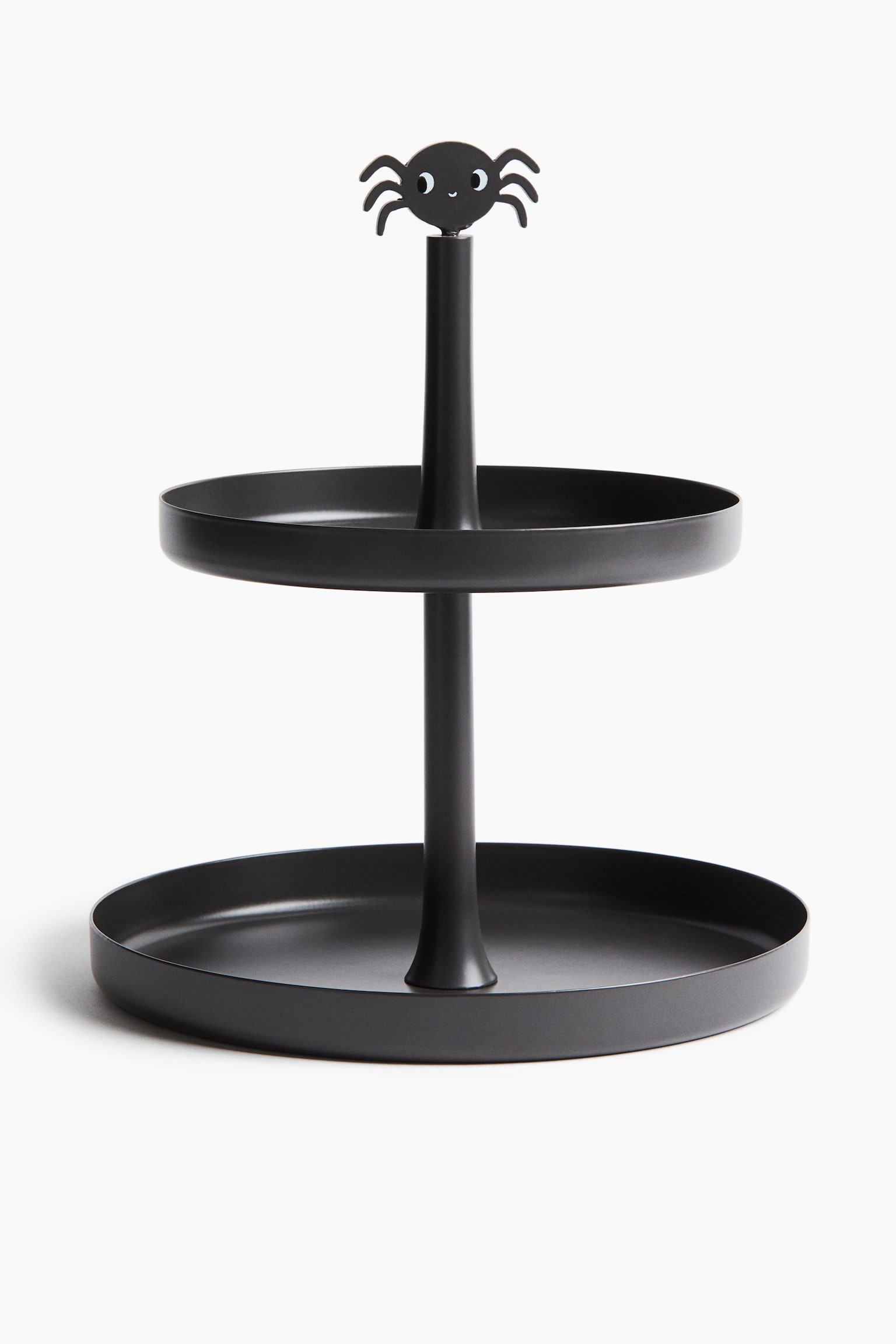 Halloween two-tiered serving tray - Black