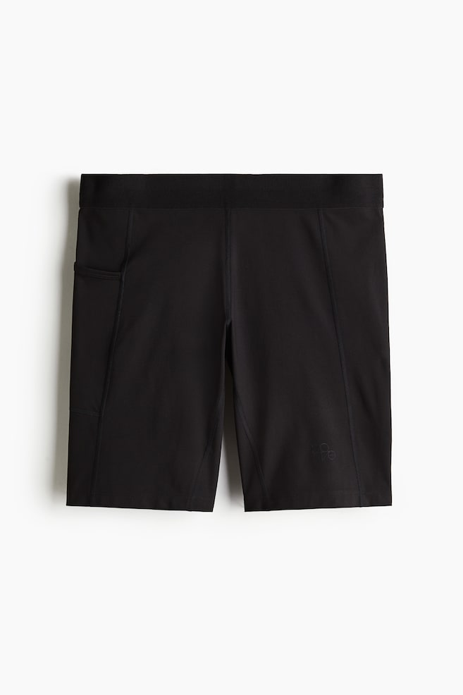 Kurze Lauftights mit DryMove™ - Schwarz - 1