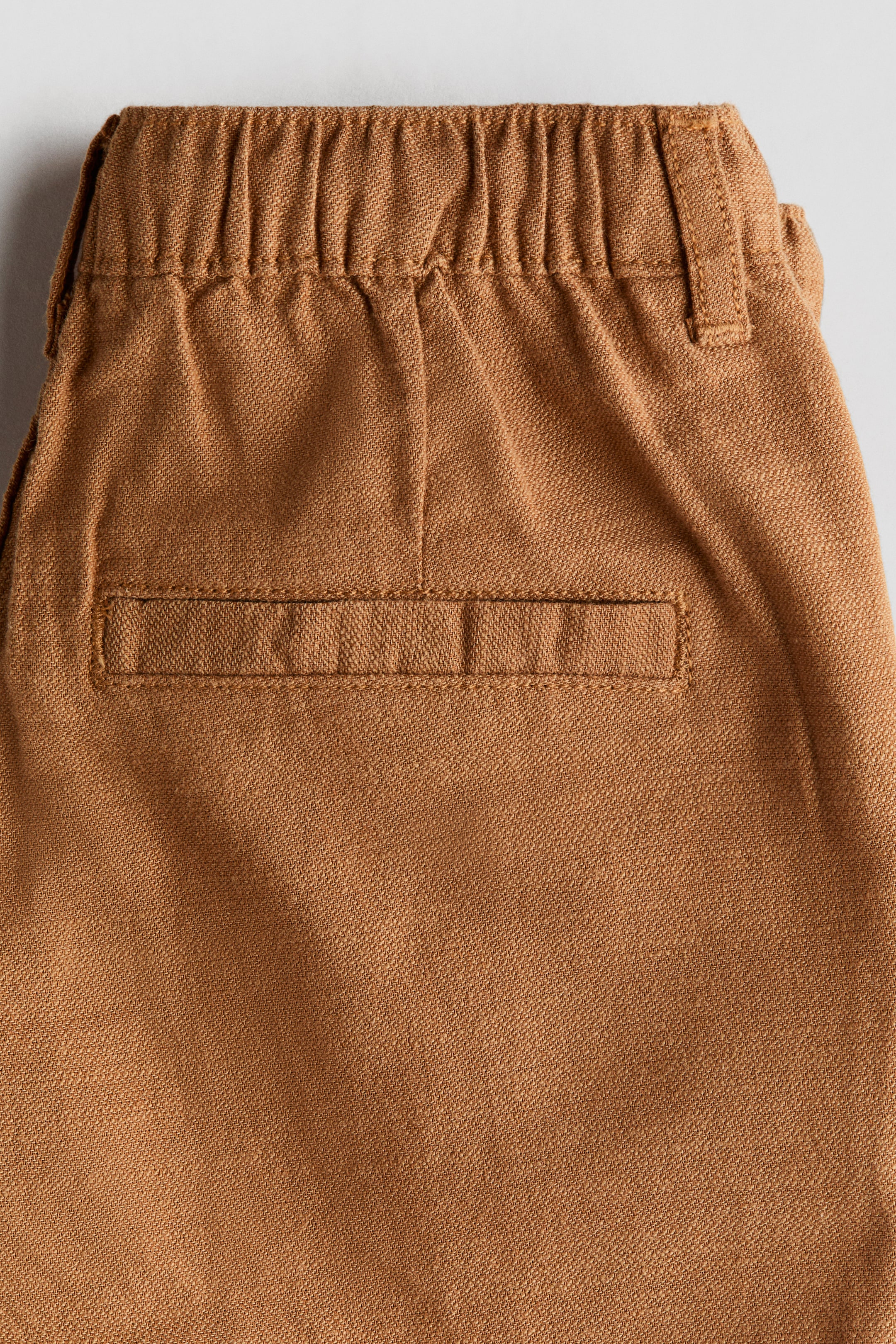 Cotton Roll-Up Pants