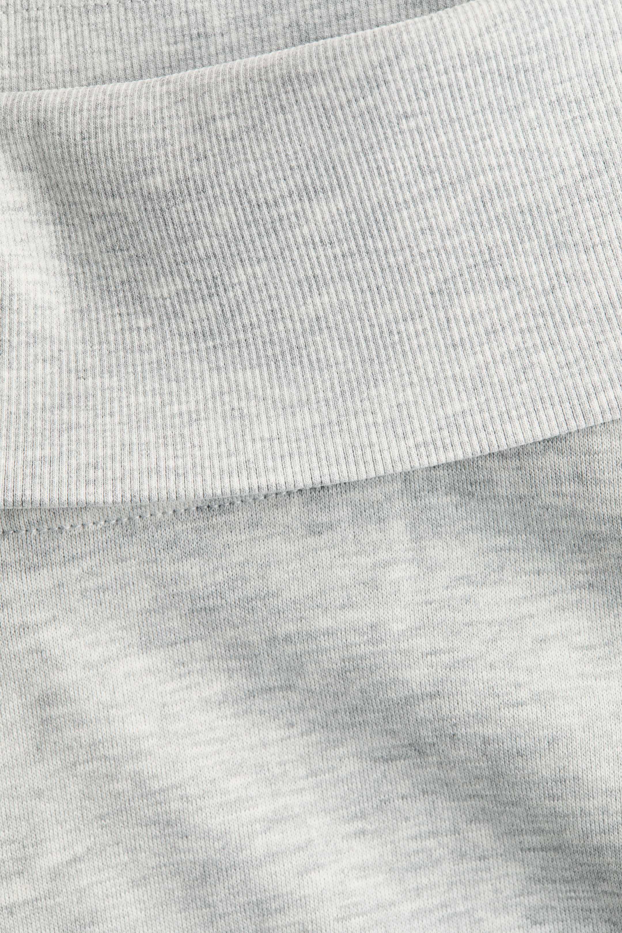 Women's Light grey marl Foldover-waist joggers | H&M IN