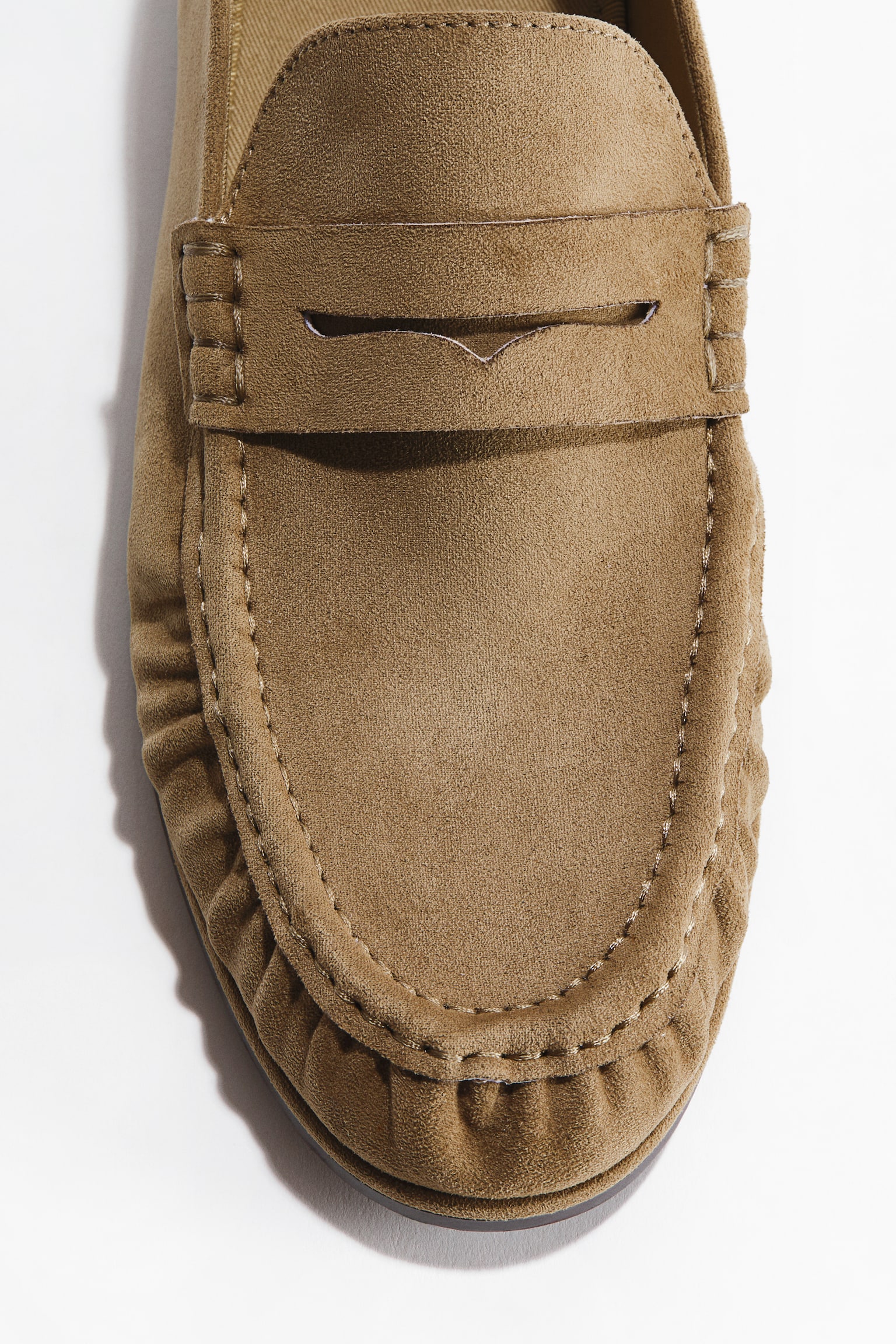 Penny loafers - Beige/Black - 3
