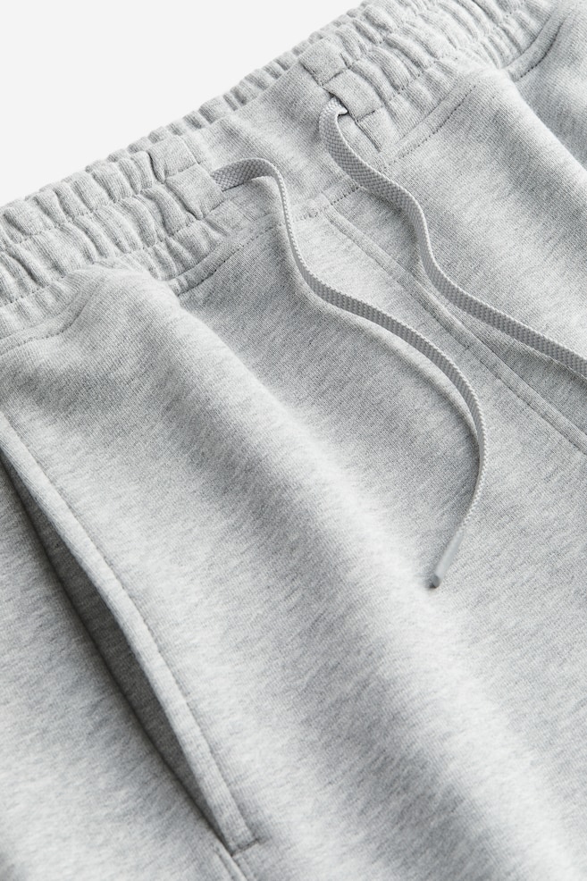 DryMove™ Sweatshirt shorts - Light grey marl/Black - 4