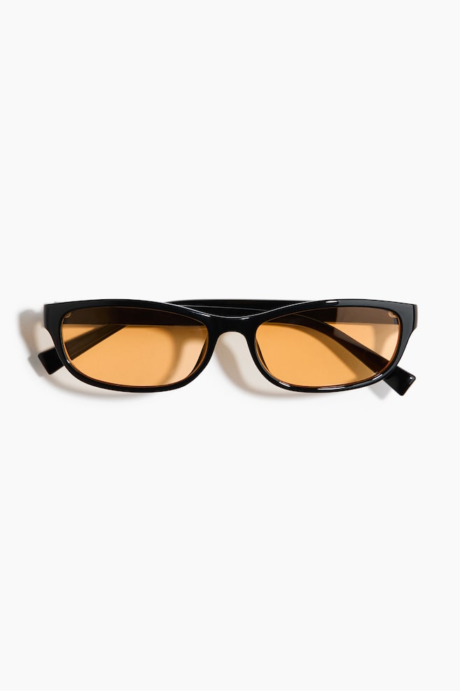 Rectangular Sunglasses - Yellow - 1