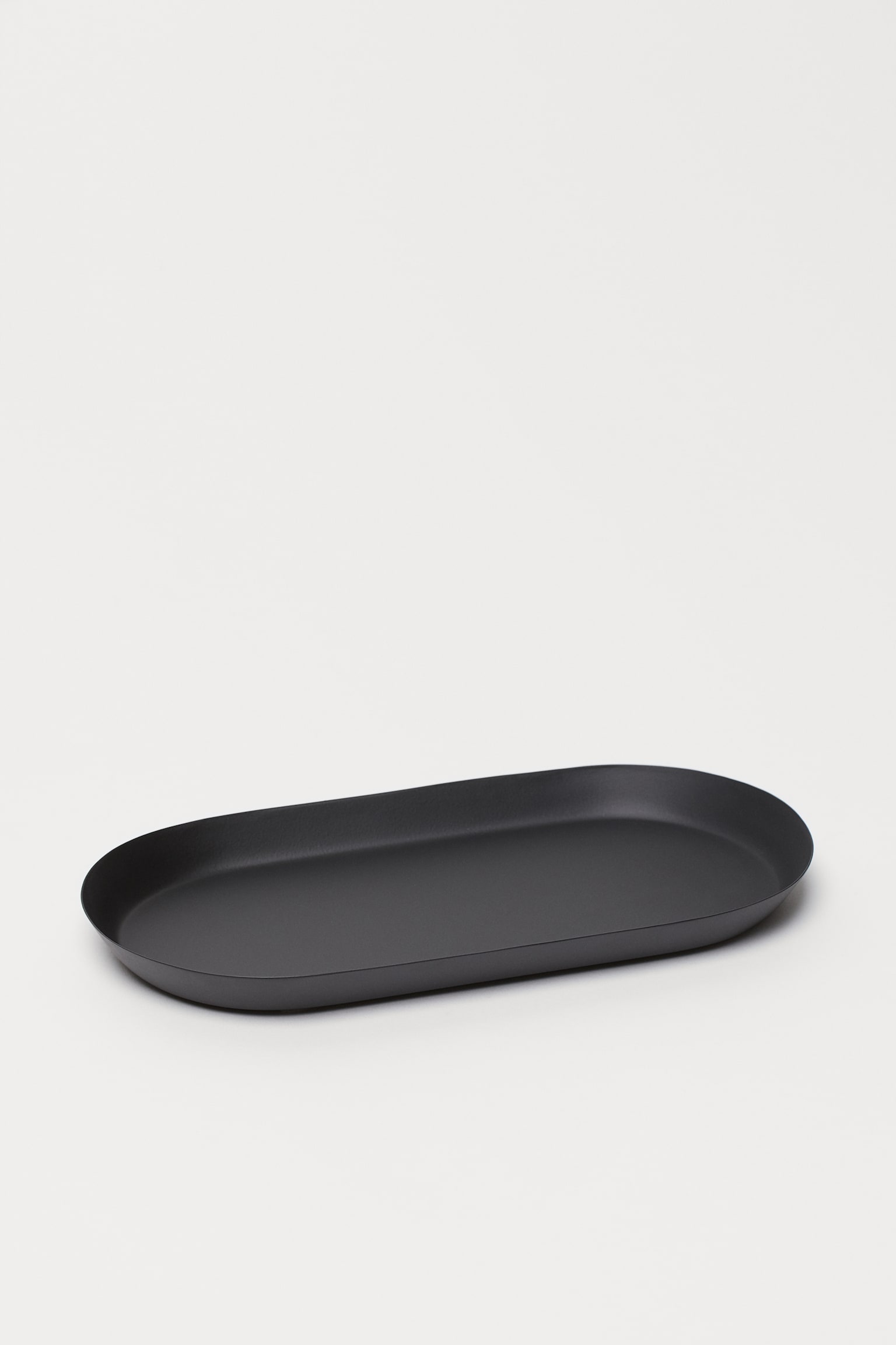 Small metal tray - Black/Silver-coloured - 2