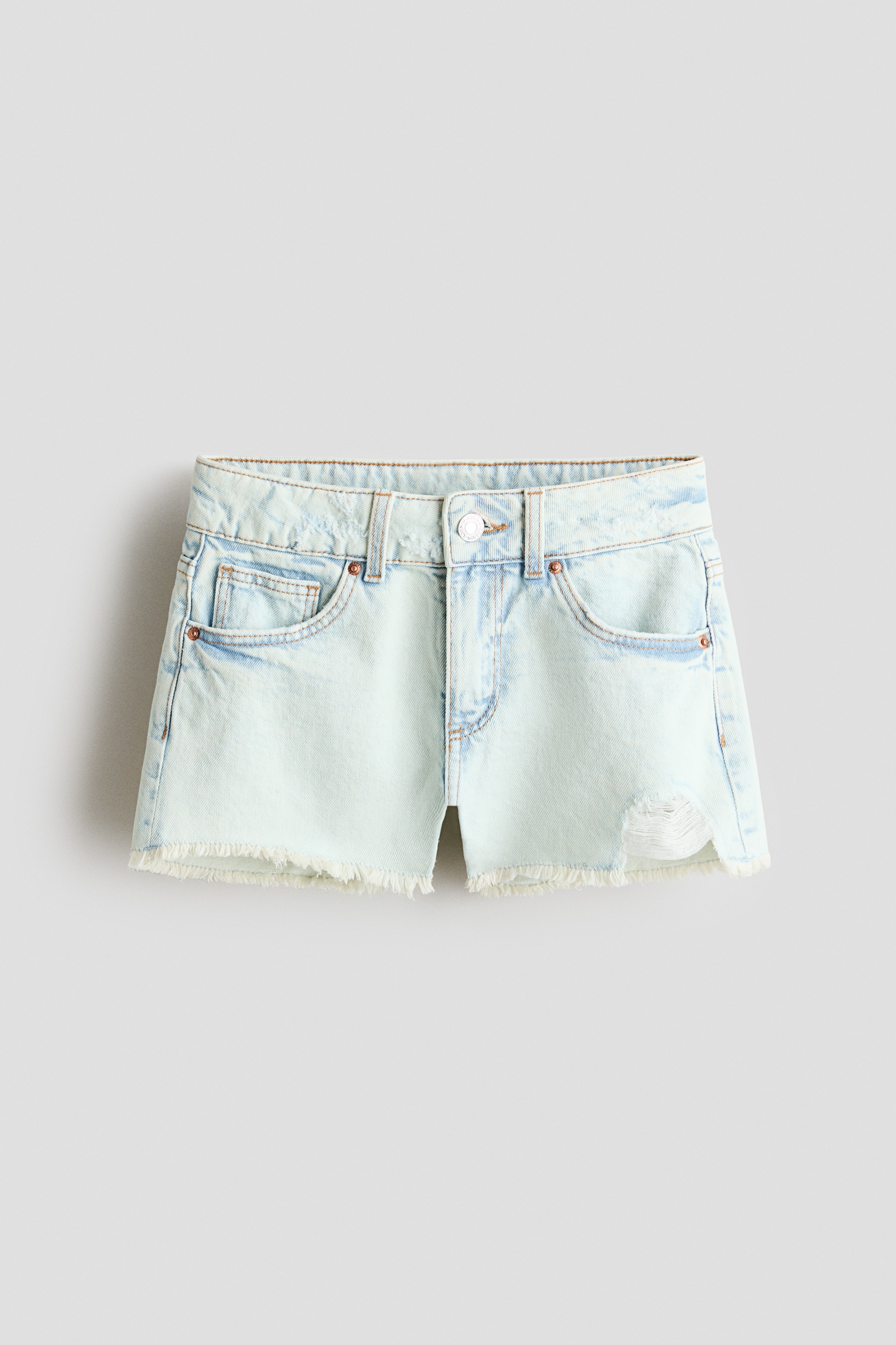 Shorts i denim Relaxed Fit - Light denim blue/Lys denimblå/Denimsort/Denimblå