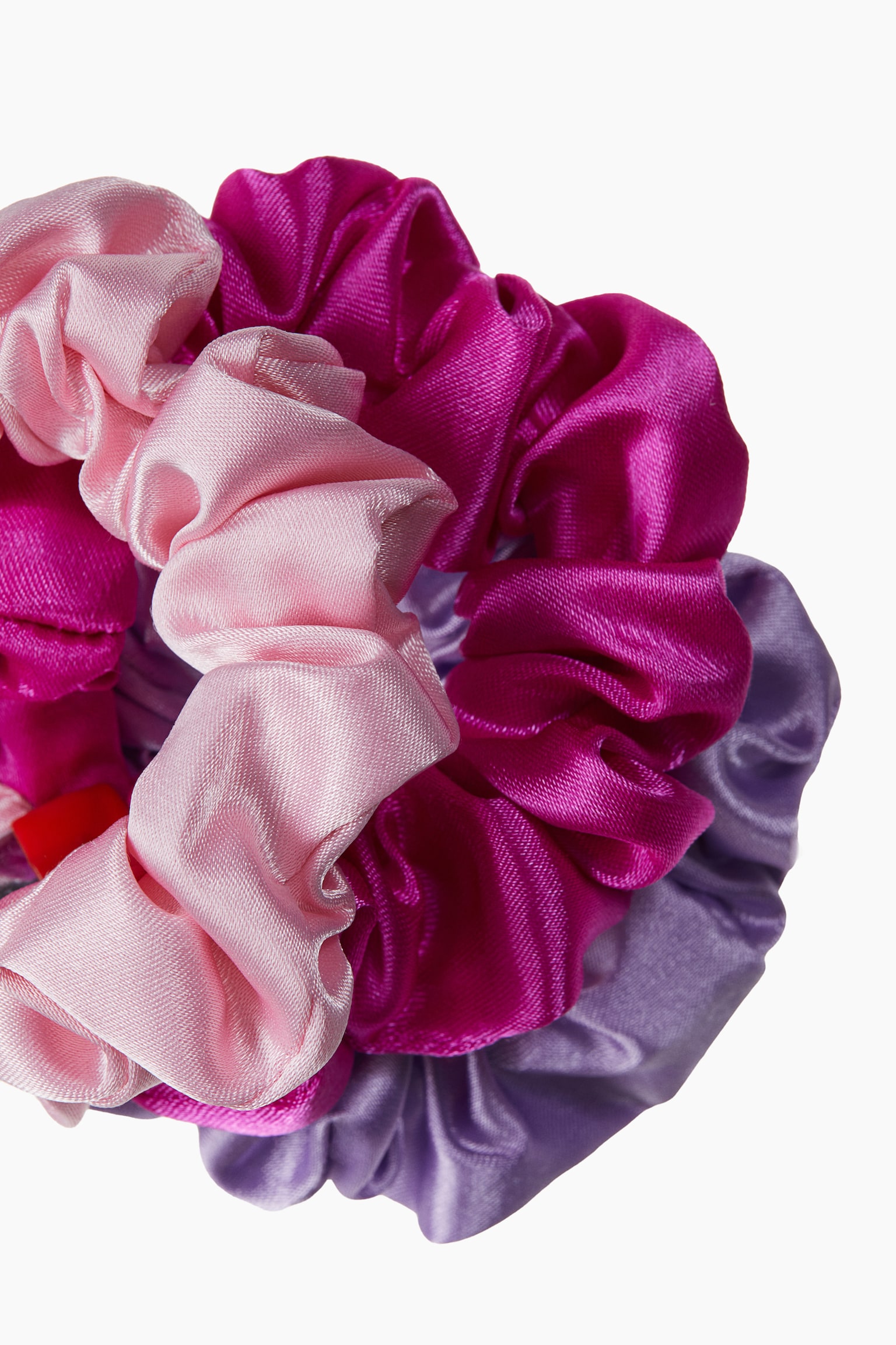 3-pack scrunchie - Ljusrosa/Rosa/Lila - 2