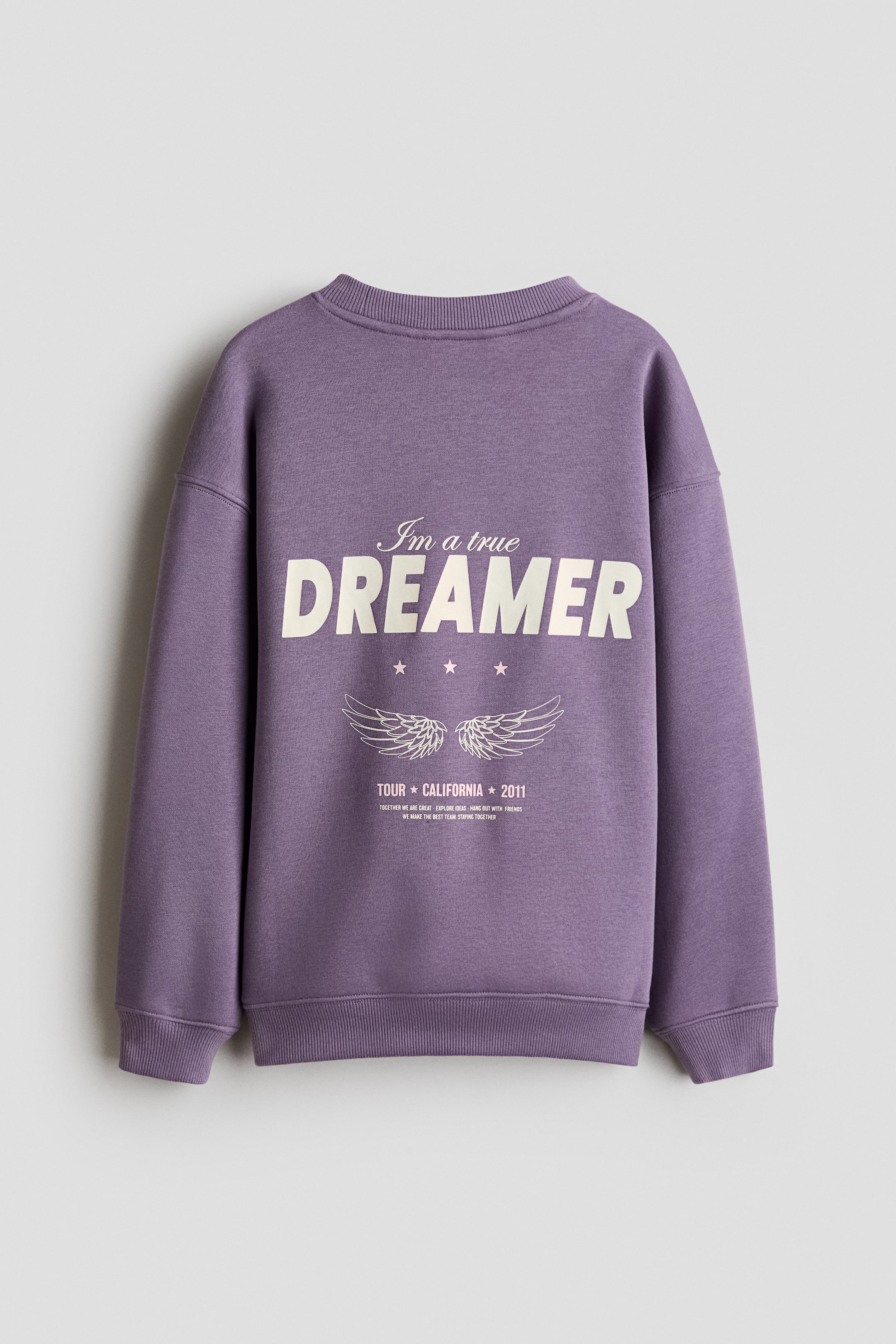 Loose-Fit Printed Sweatshirt