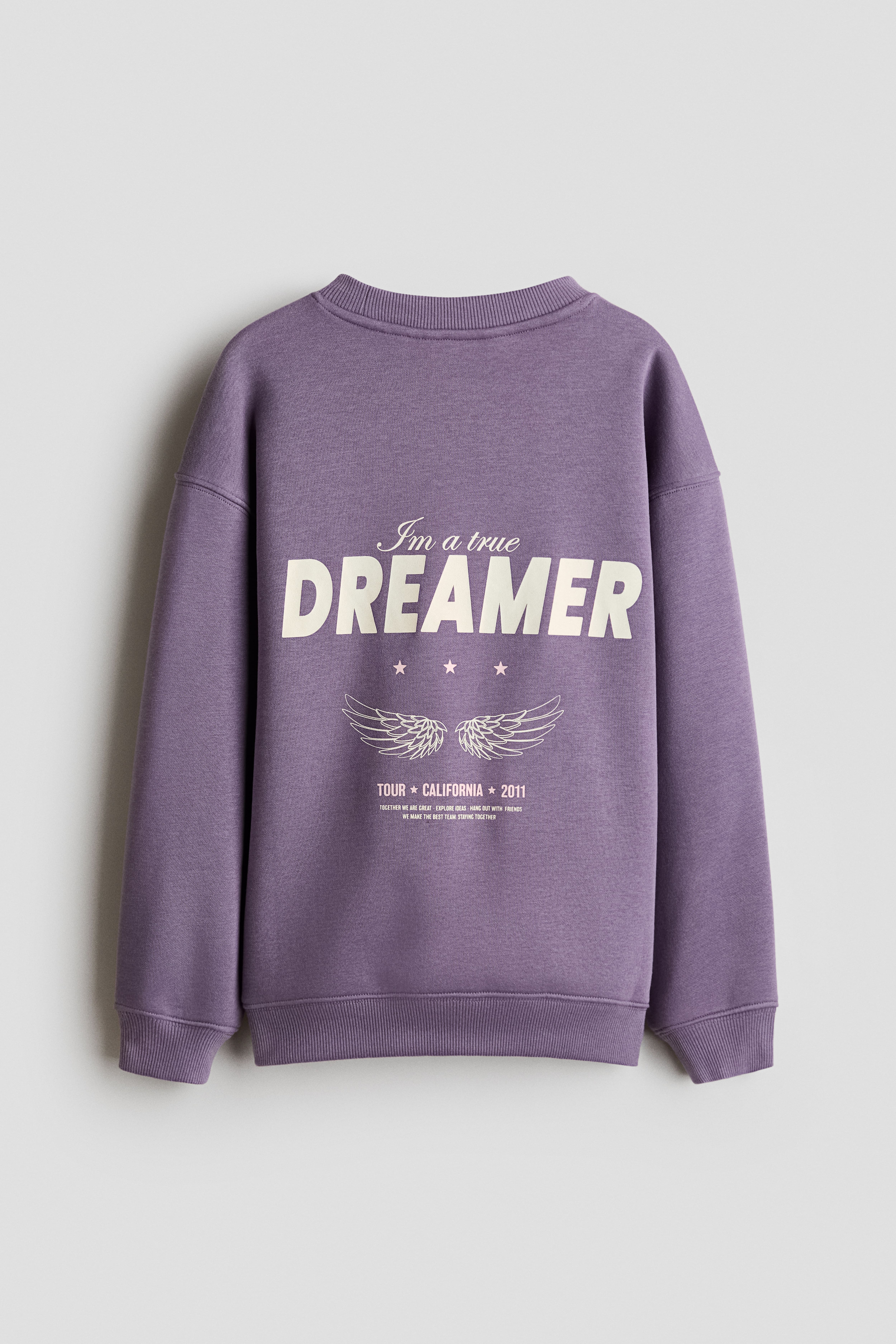 Loose-Fit Printed Sweatshirt
