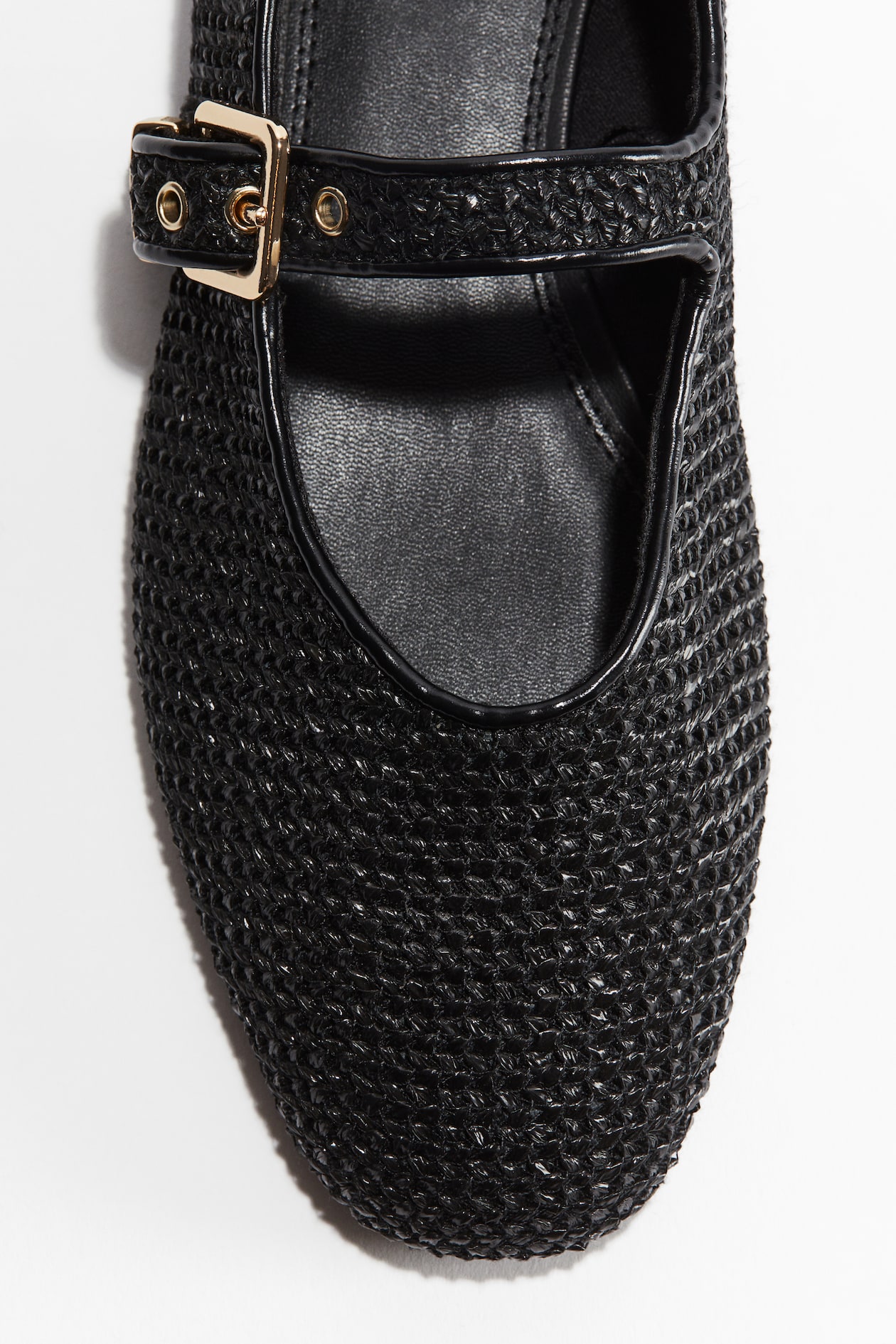 Braided Mary Janes Black Ladies H&M IN