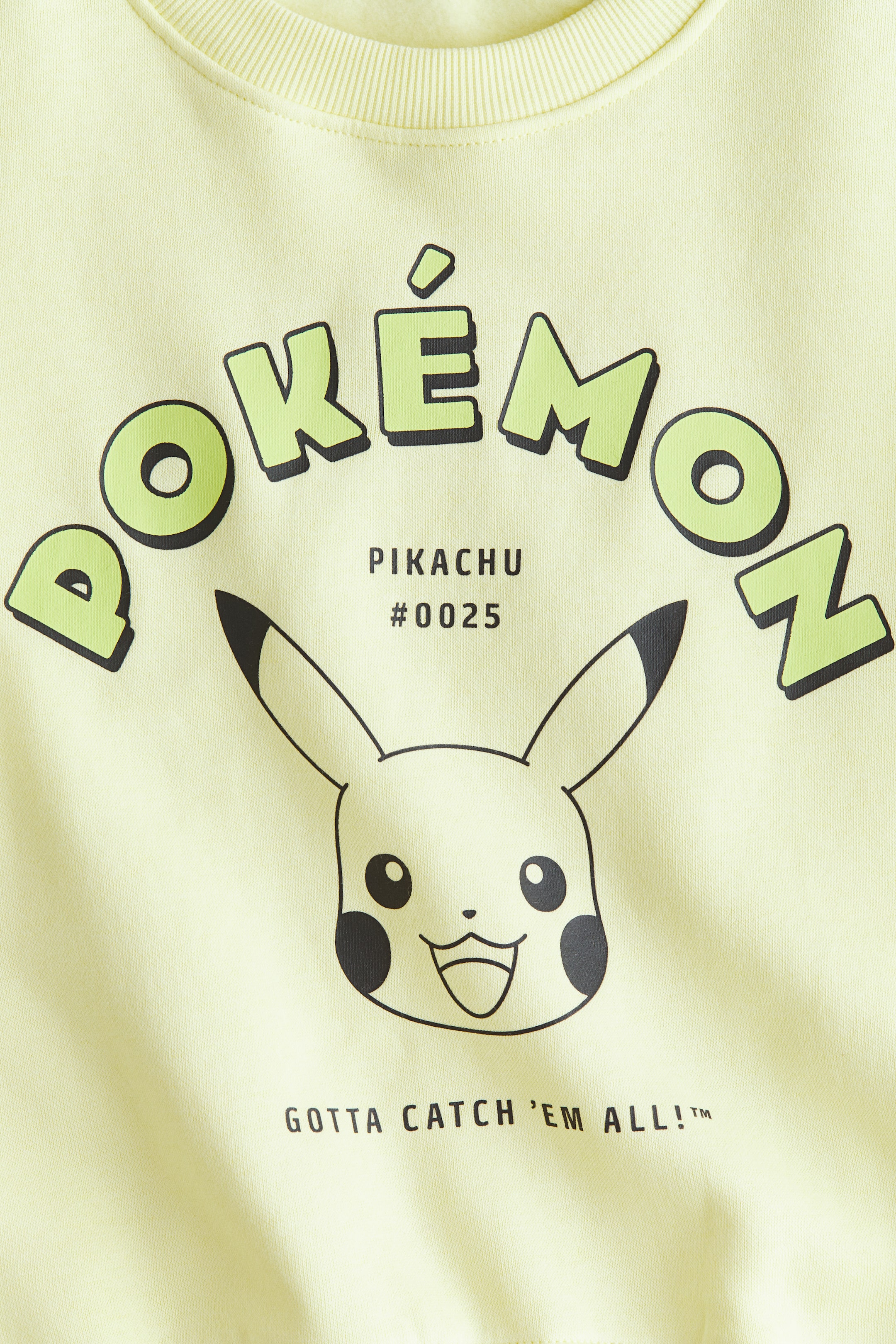 View larger image: Print-motif sweatshirt - Light yellow/Pokémon - Kids | H&M IN 2