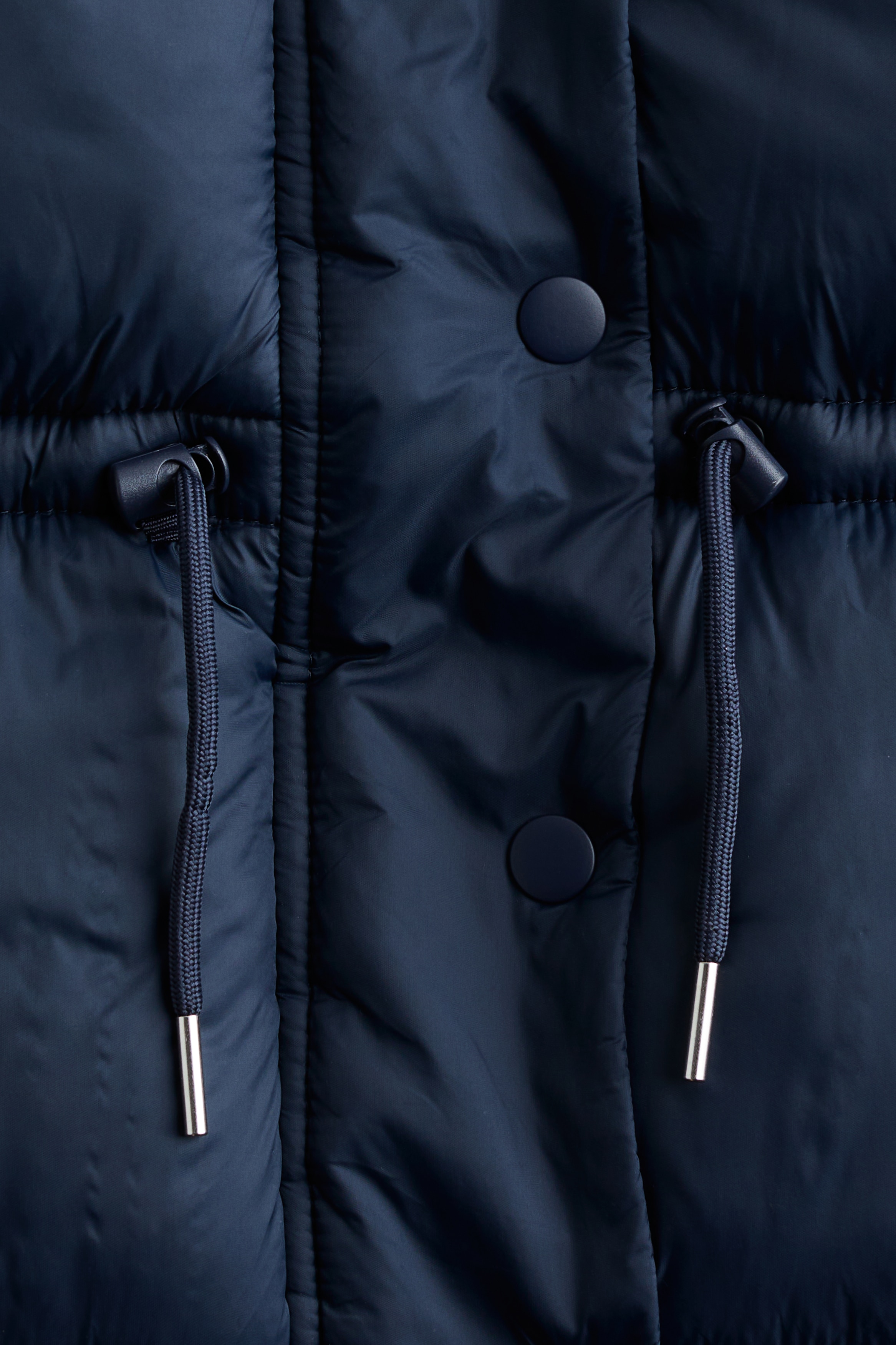 Veste Matelassée H&M Bleu Marine Pour Garçon - Taille 128, Déperlant, Occasion Très Bon état