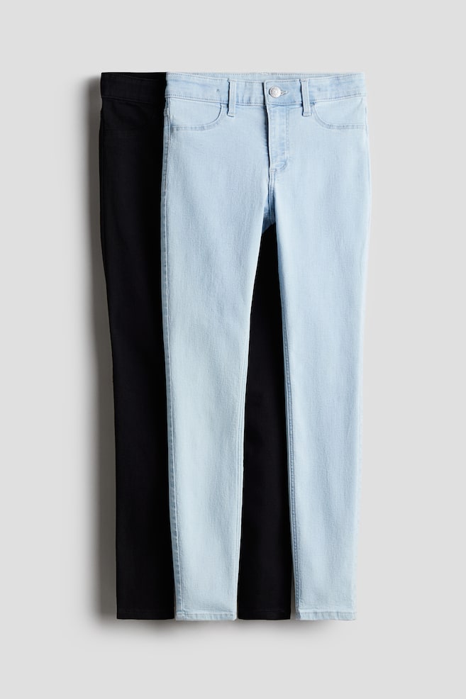 Pack de 2 vaqueros Skinny Fit - Azul denim claro/Negro/Azul denim/Gris denim/Azul denim/Azul denim claro - 1