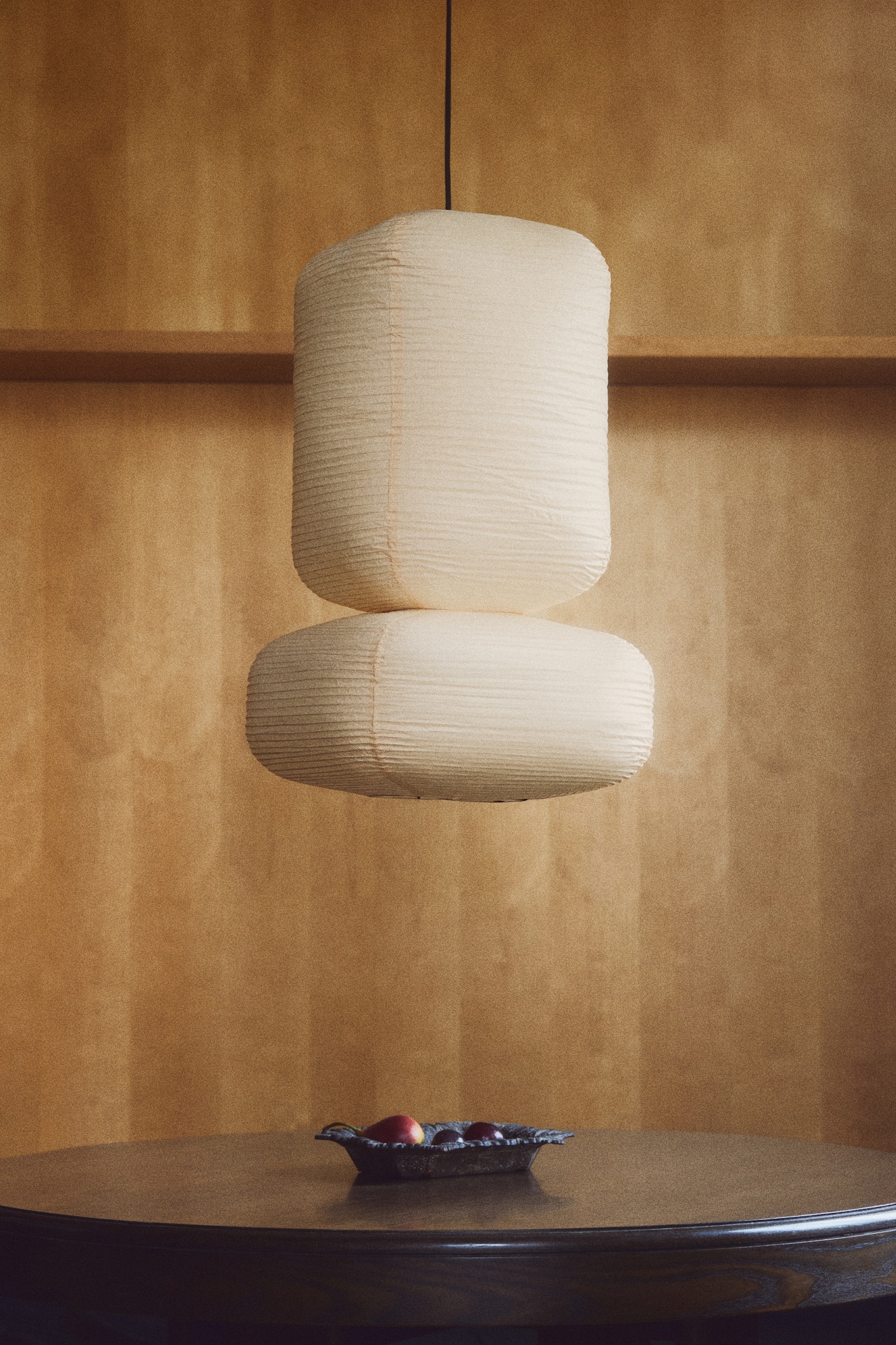 Rice paper pendant light - Light beige - 1