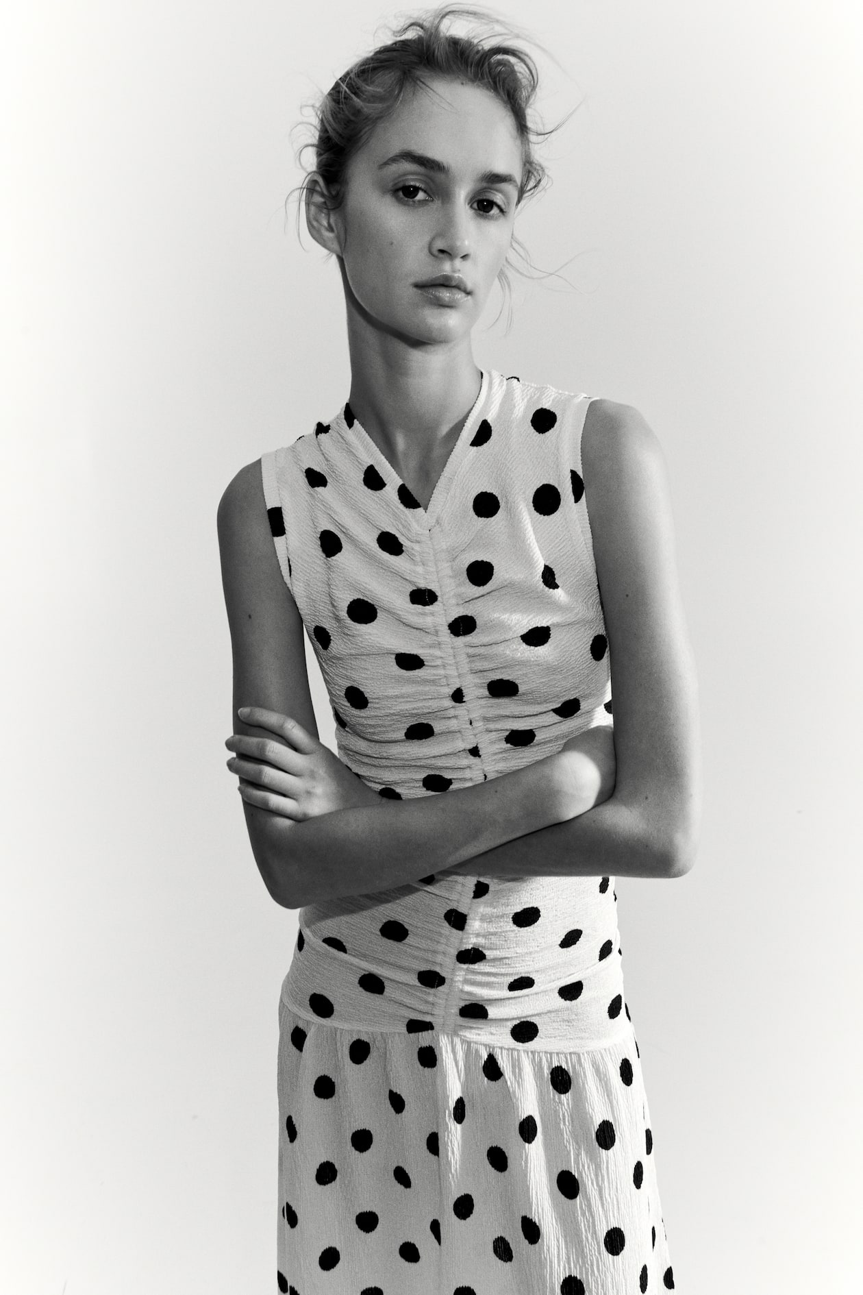 Draped Jersey Dress