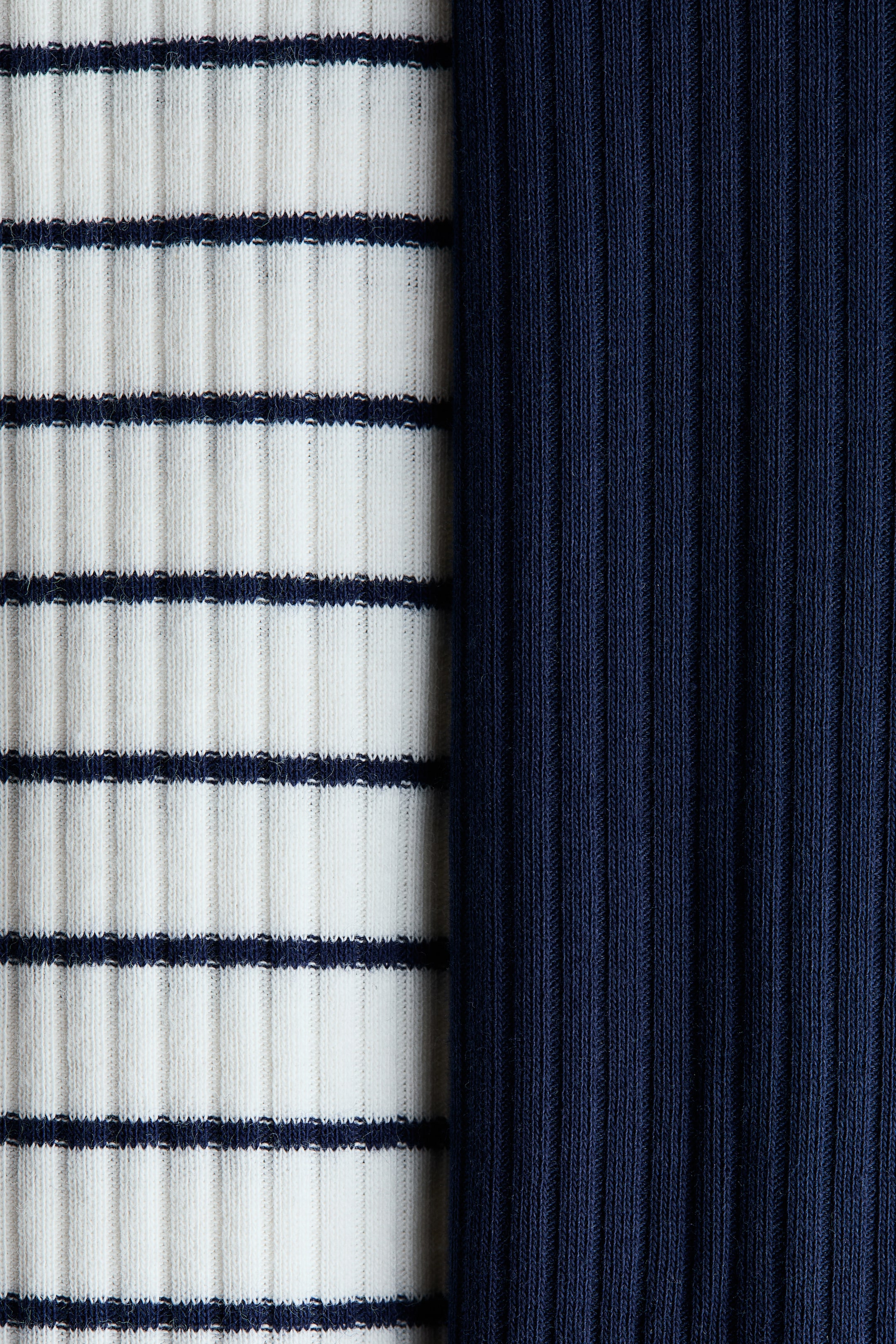 Se større billede: 2-pak natdragt i bomuld - Hvid/Marineblåstribet - BØRN | H&M DK 2