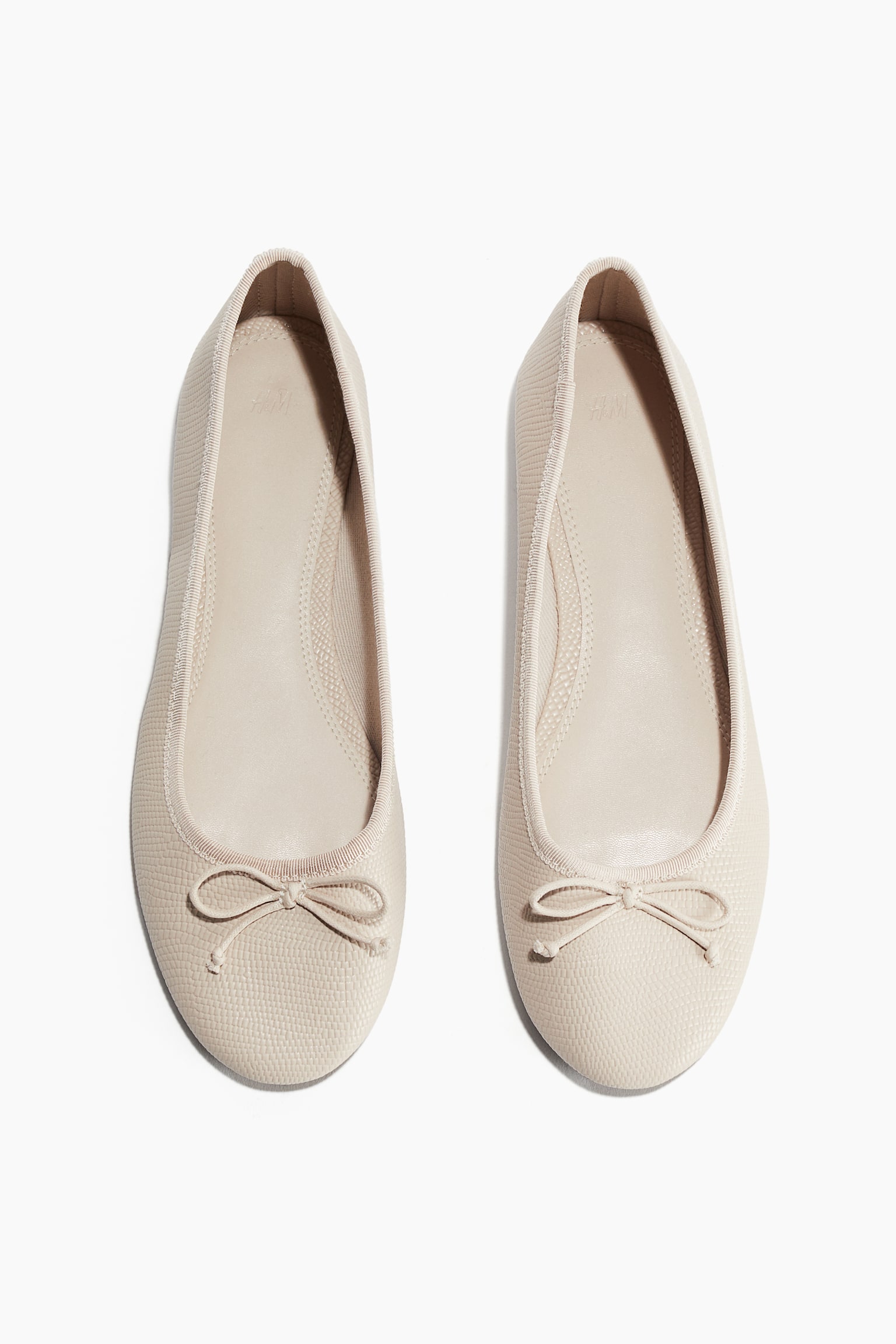 Ballet Flats - Light beige/Black/Silver colour/Black - 2