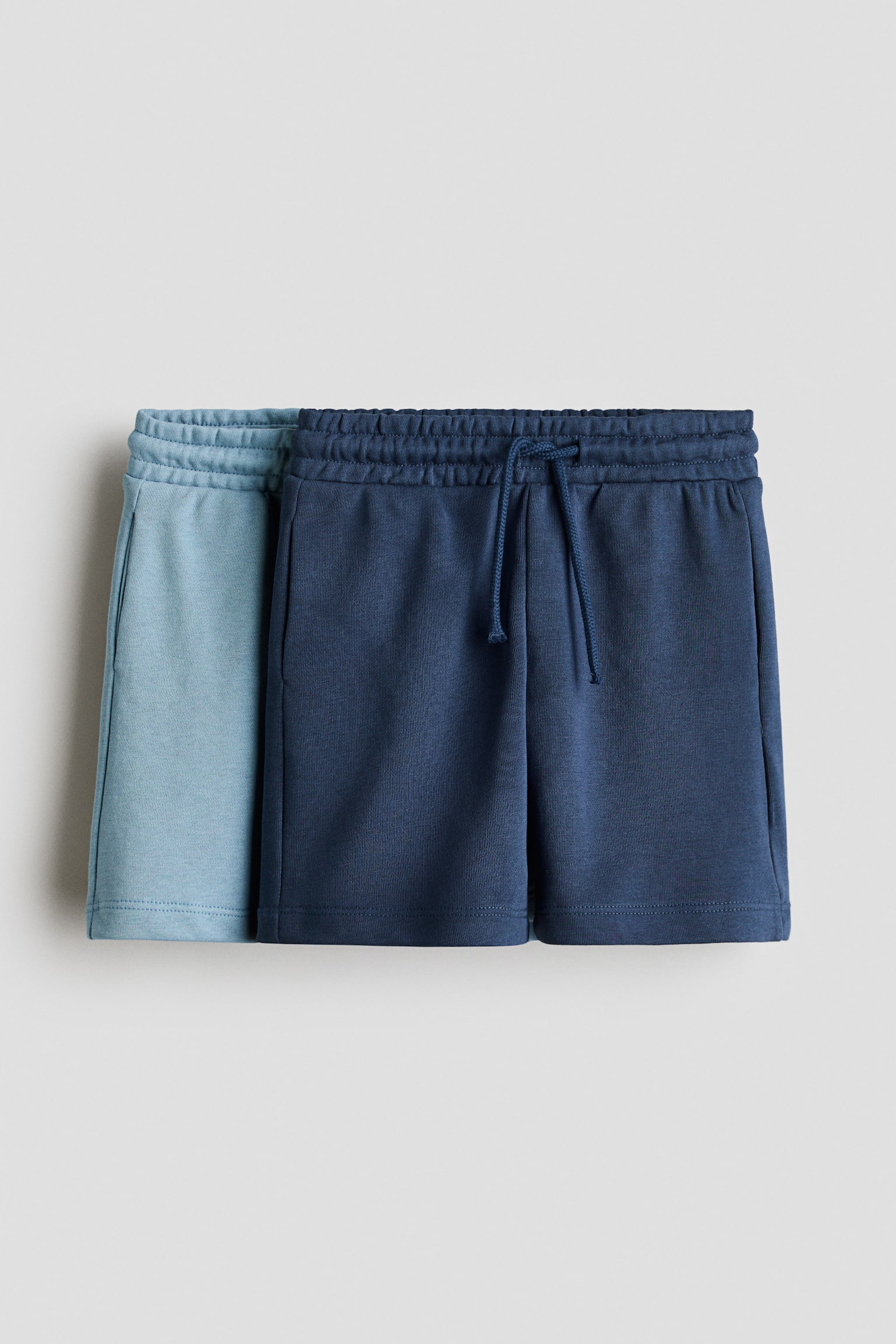 2-pack sweatshorts - Dusty blue/Dark dusty blue/Dark mole/Dusty green/Navy blue/Dark red