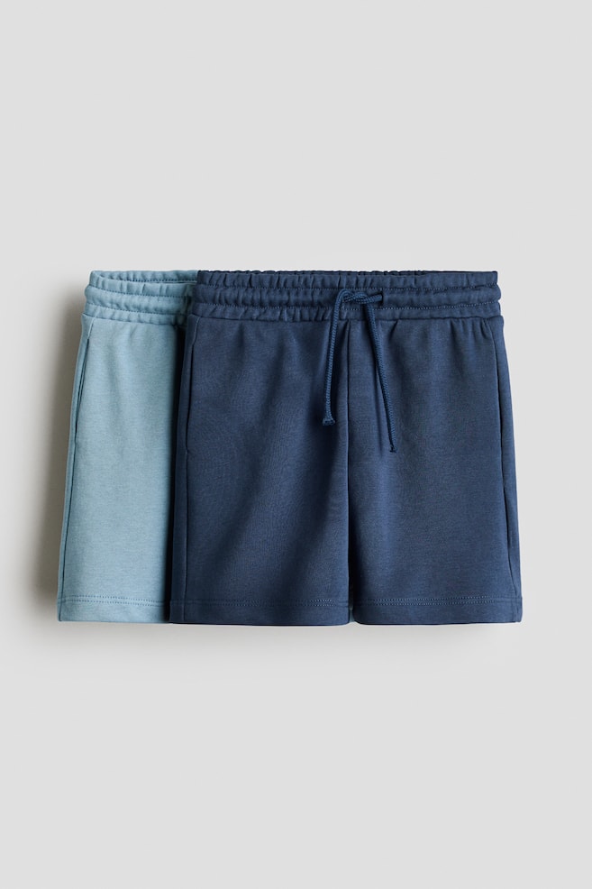 2-Pack Sweatshorts - Dusty blue/dark dusty blue/Navy blue/dark red/Dark taupe/dusty green - 1