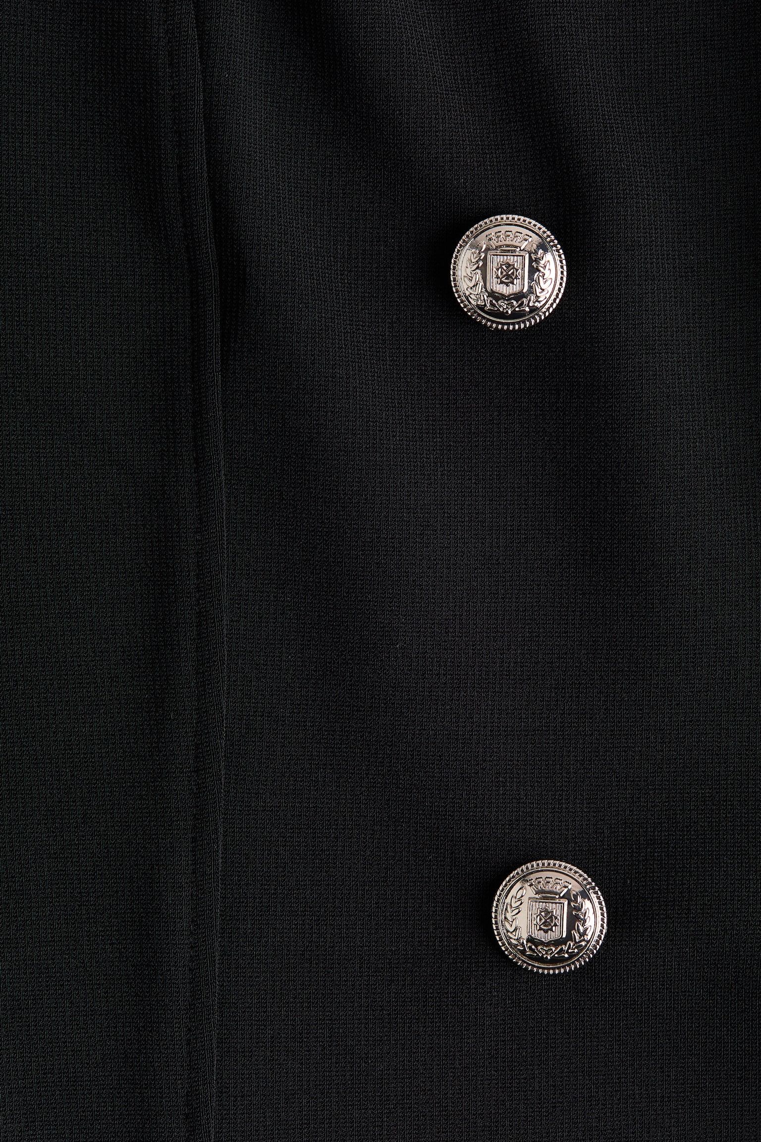 Женский жилет H&M Button-Detail Jersey Vest, цвет: Чёрный — фото 5
