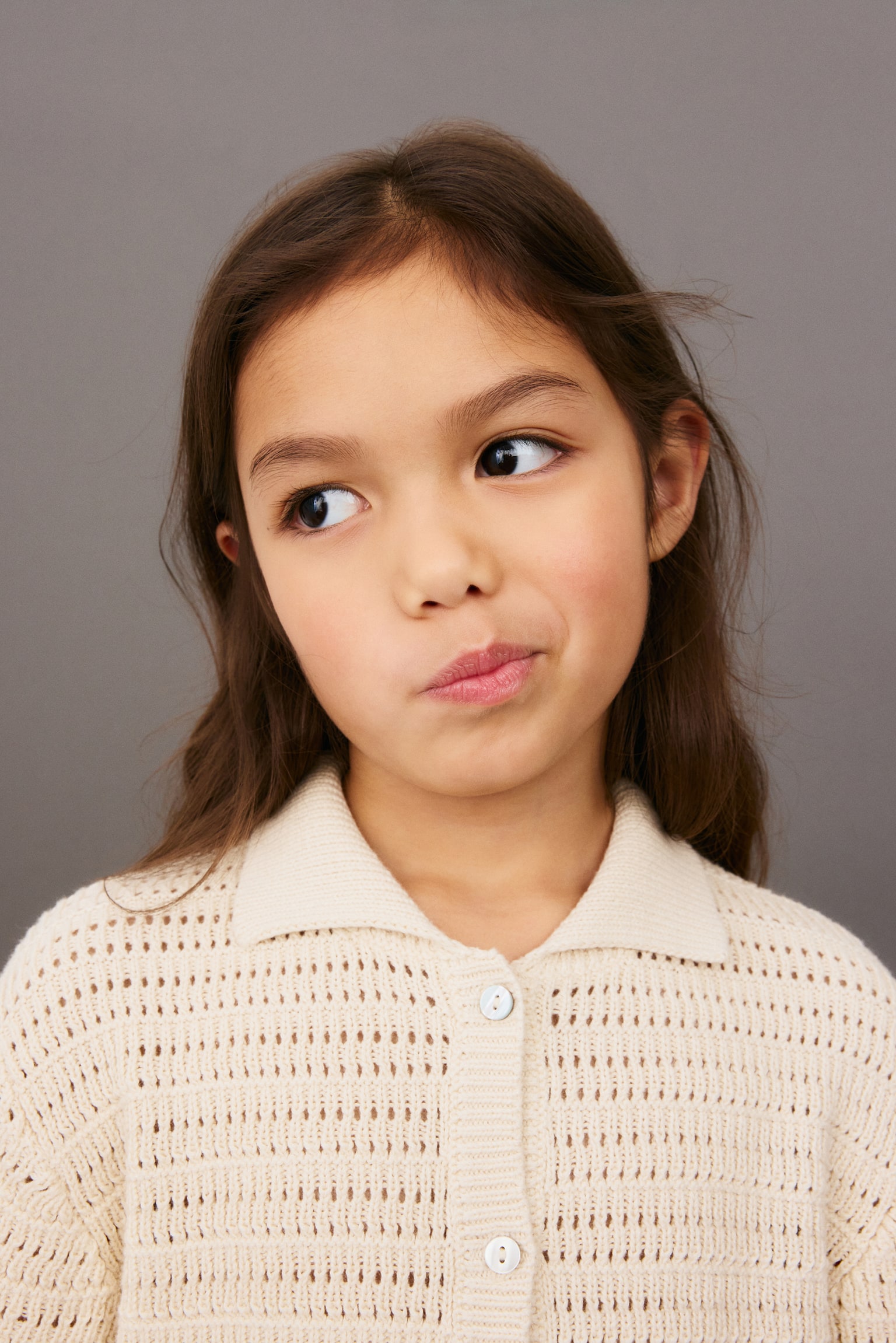 2-piece pointelle-knit cotton set - Light beige - 4