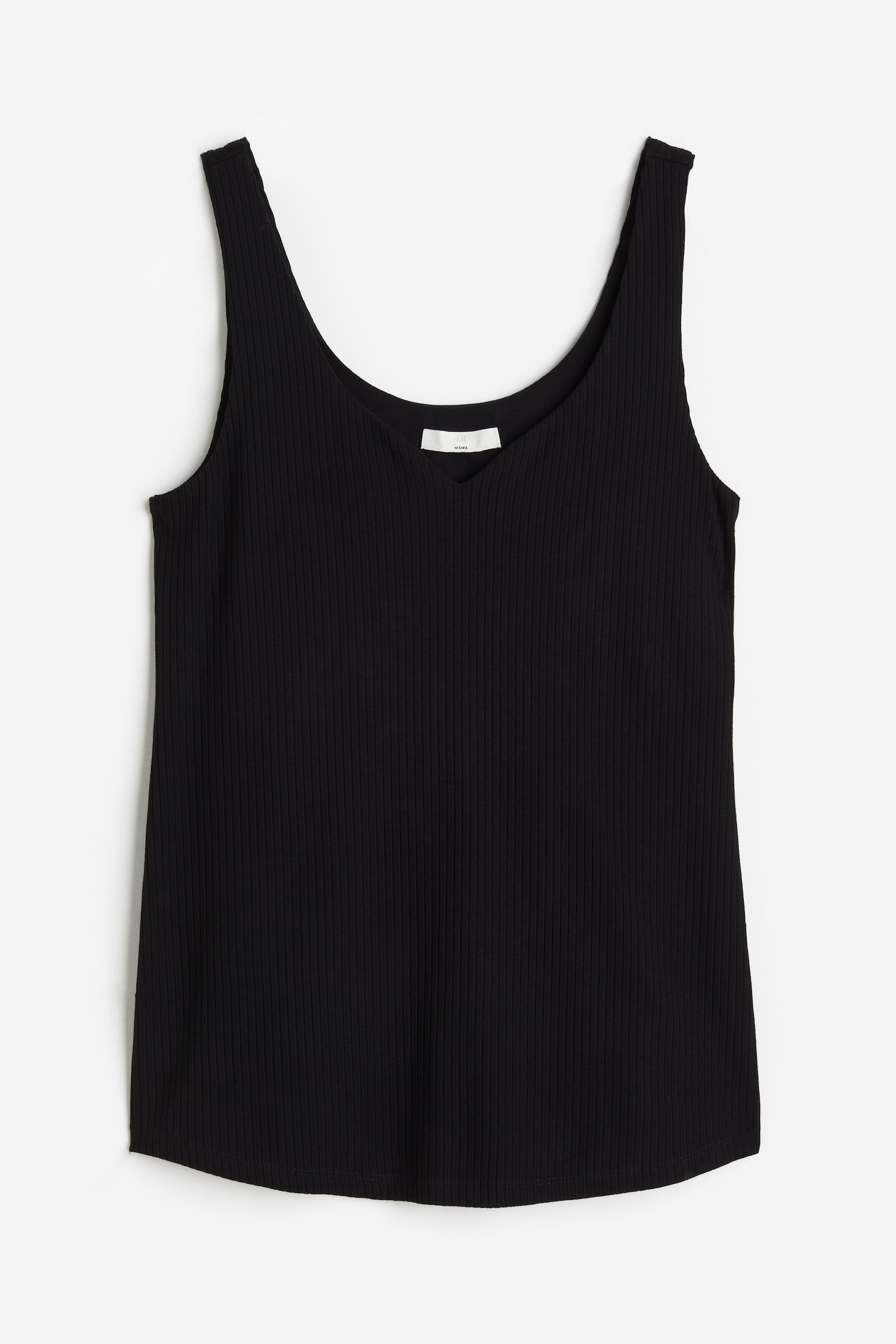 MAMA Rib Tank - Black/Cream - 1